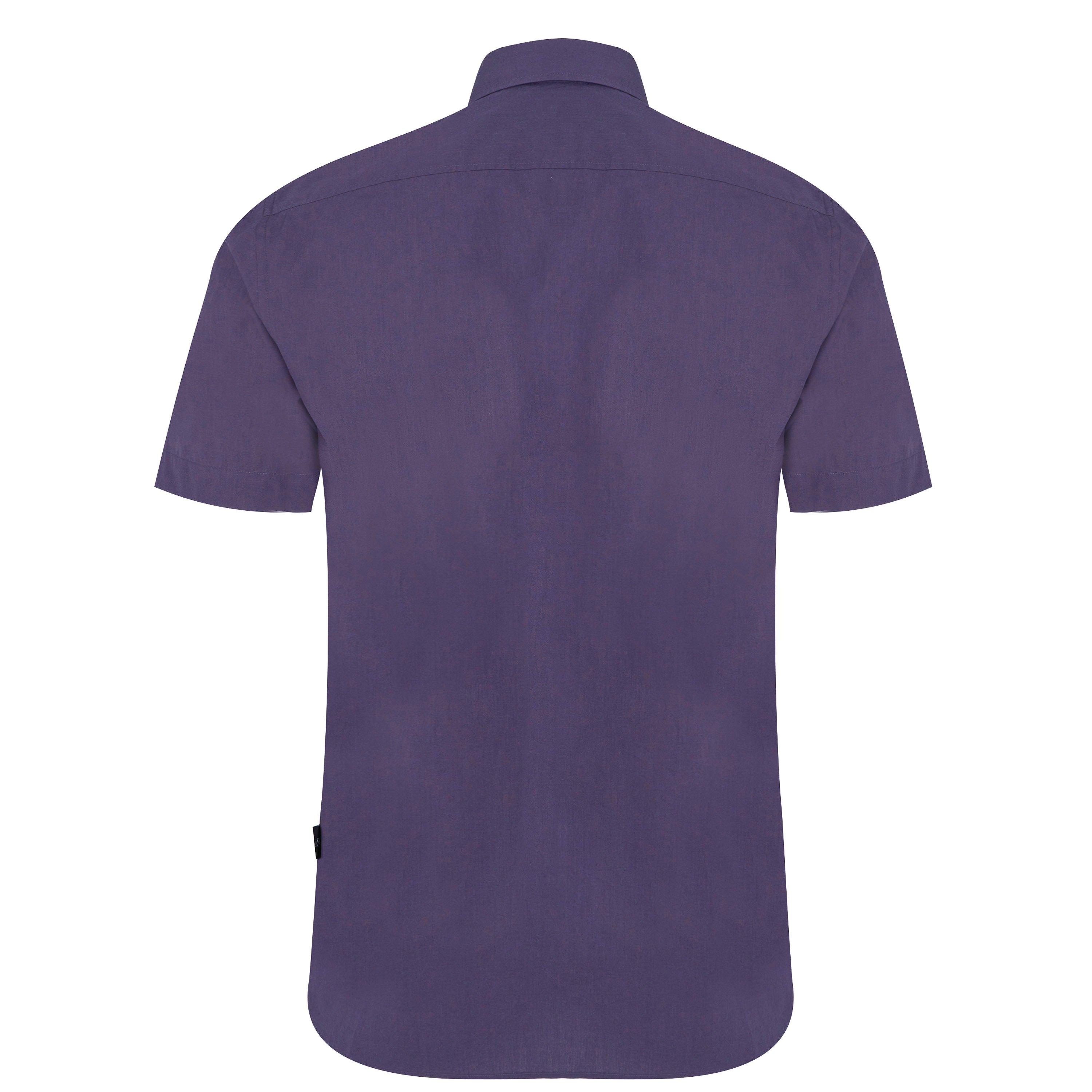 Dk-Navy - Ted Baker - Fonsho Short Sleeve Shirt - 5