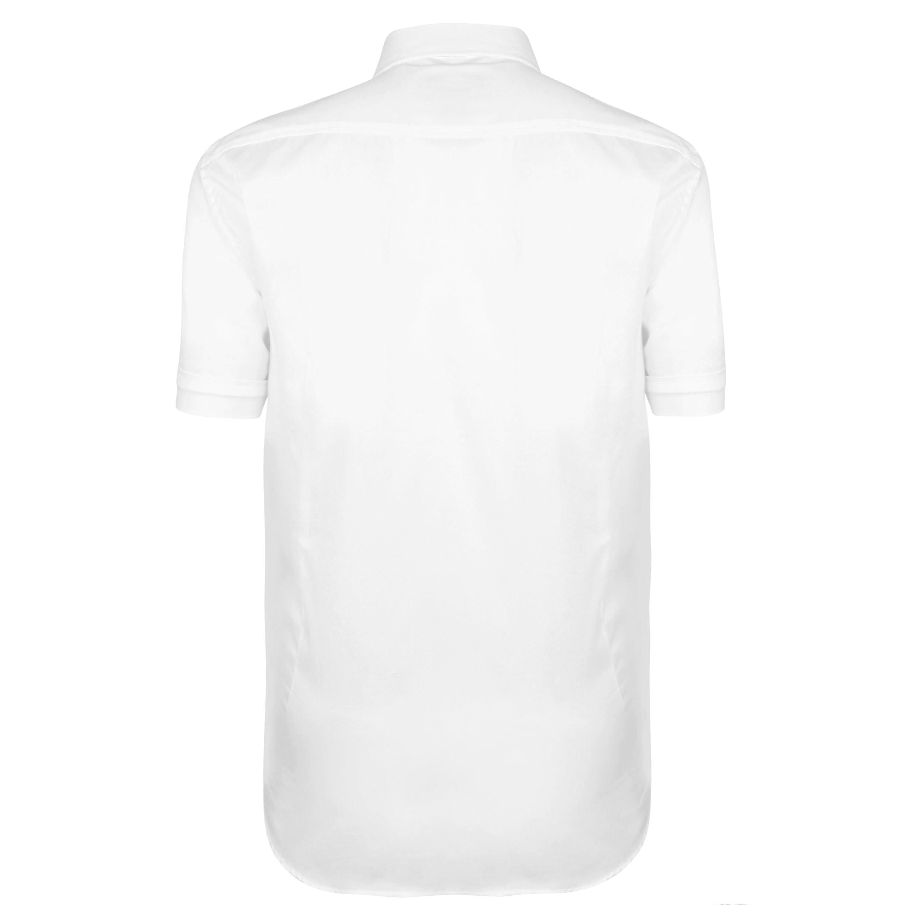 White - Vivienne Westwood - Men's Cotton Classic Saturn Orb Short-Sleeved Shirt - 6