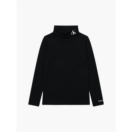 Calvin Klein Jeans MONOGRAM LS ROLL NECK TOP