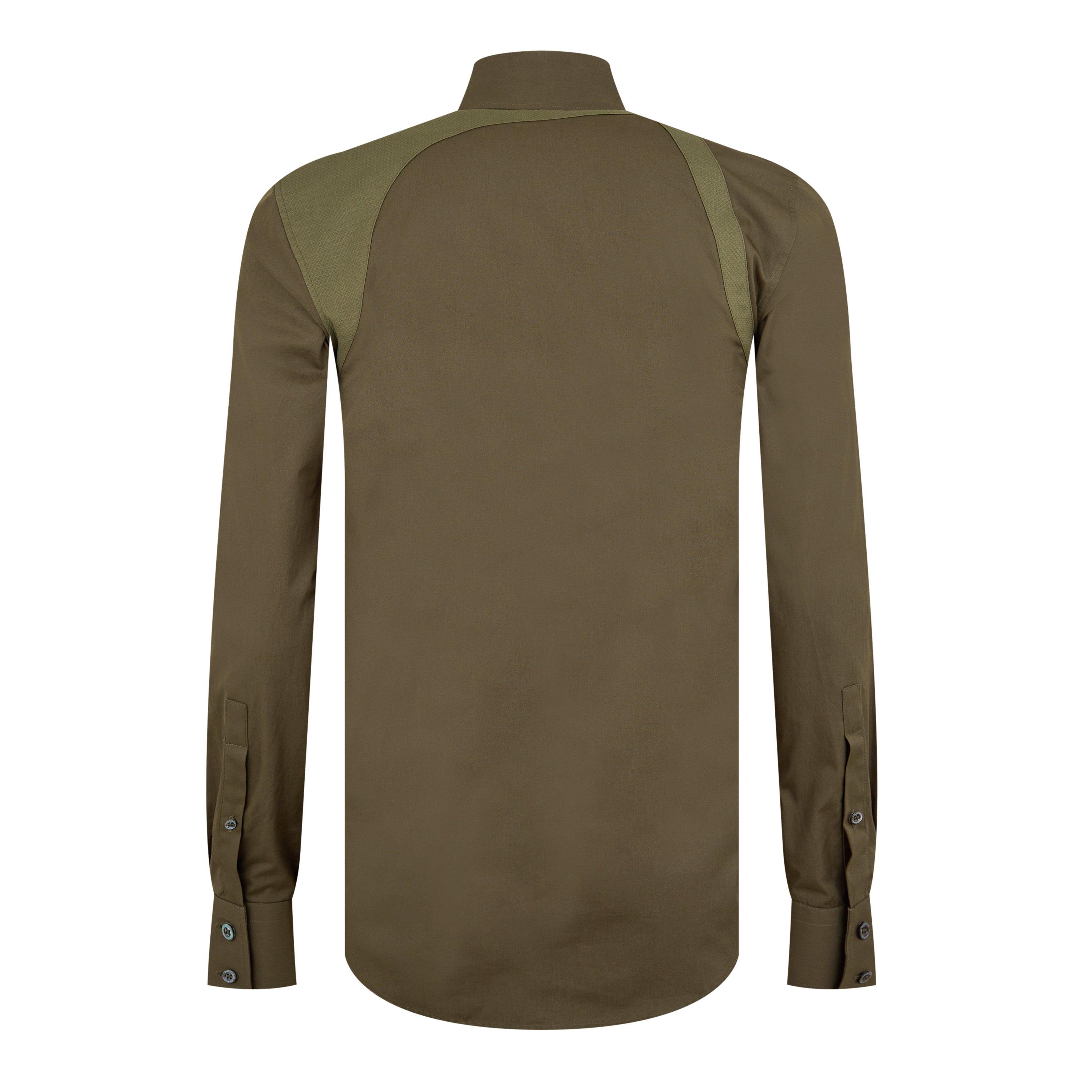 Khaki - Alexander McQueen - Military Harness Shirt - 6