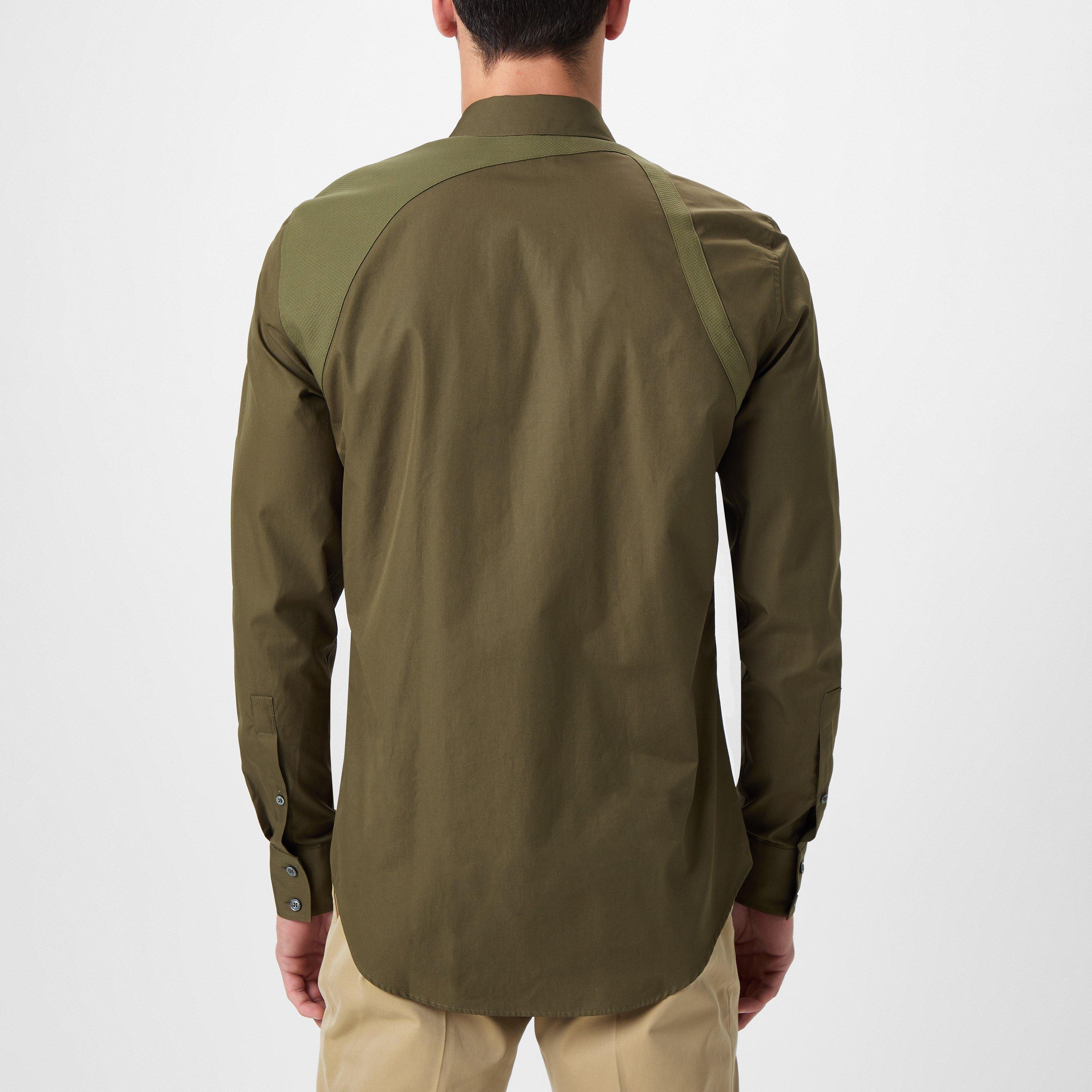 Khaki - Alexander McQueen - Military Harness Shirt - 3