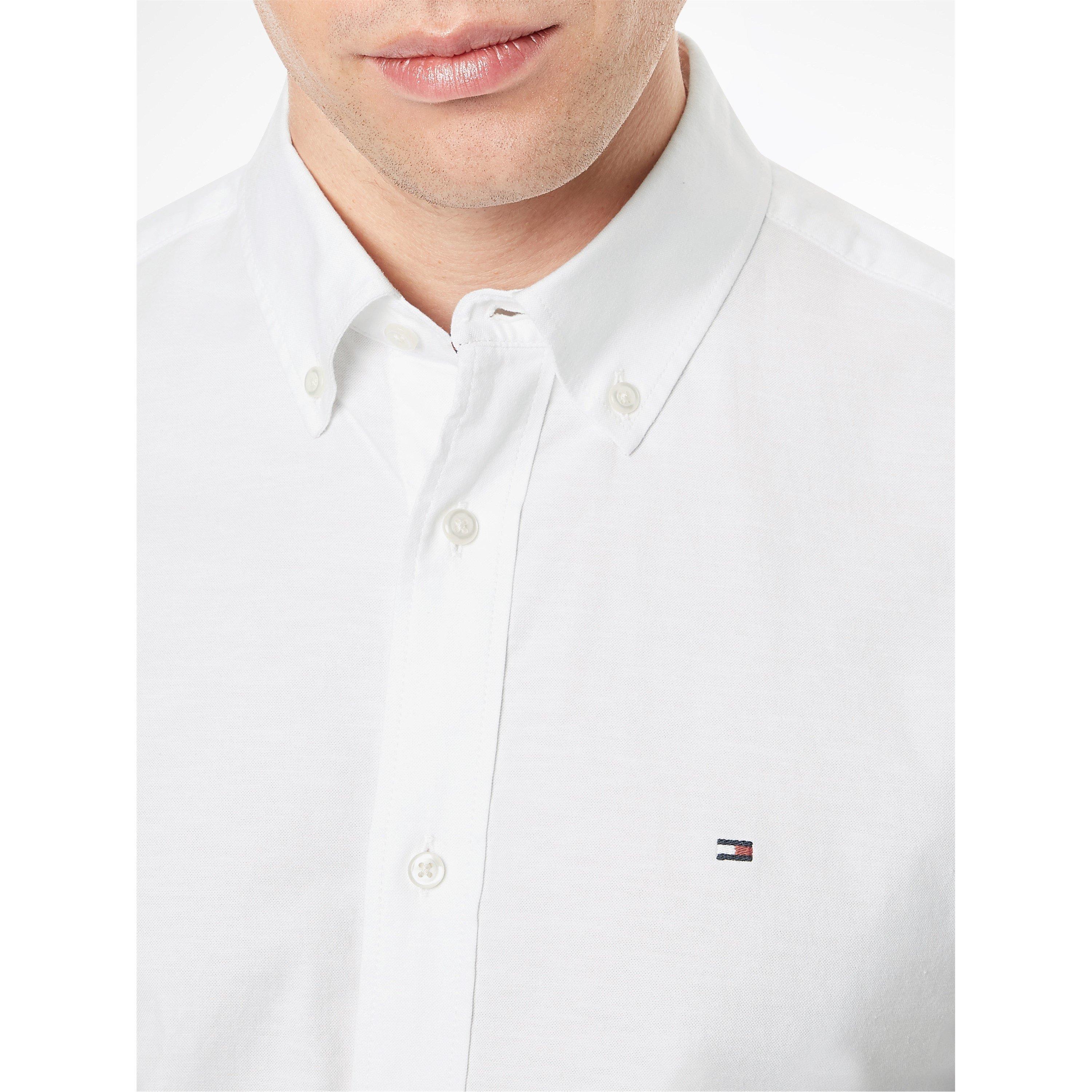 White YBR - Tommy Hilfiger - Short Sleeve Oxford Shirt - 4