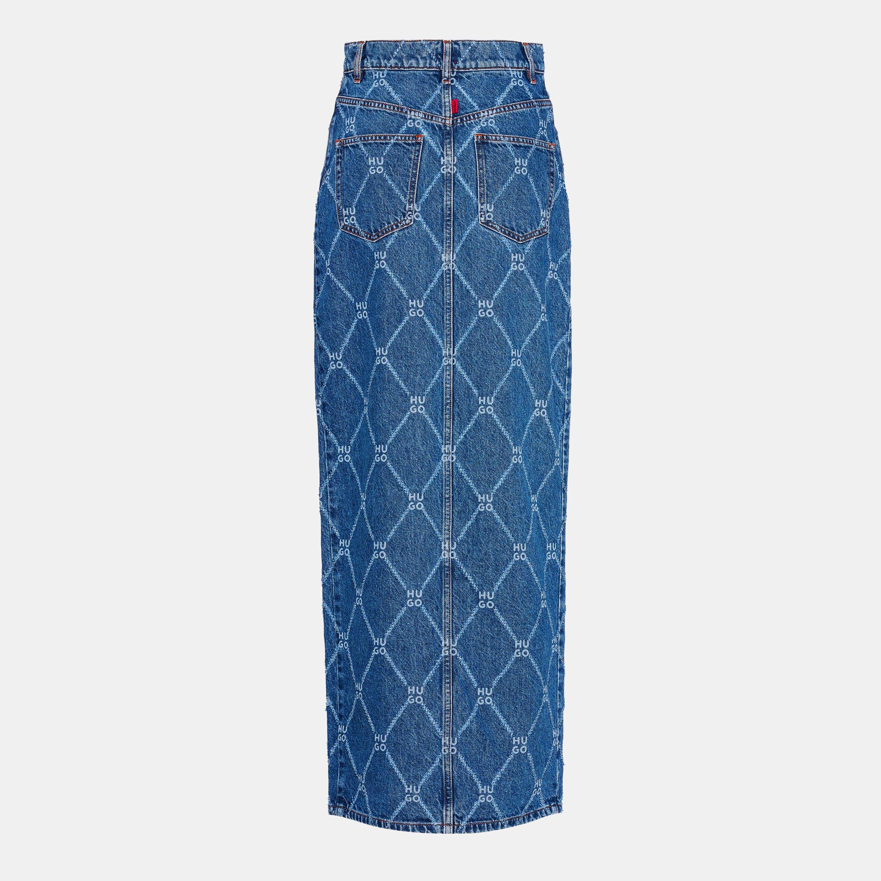 Open Misc - Hugo - Rigid-Denim Maxi Skirt - 2