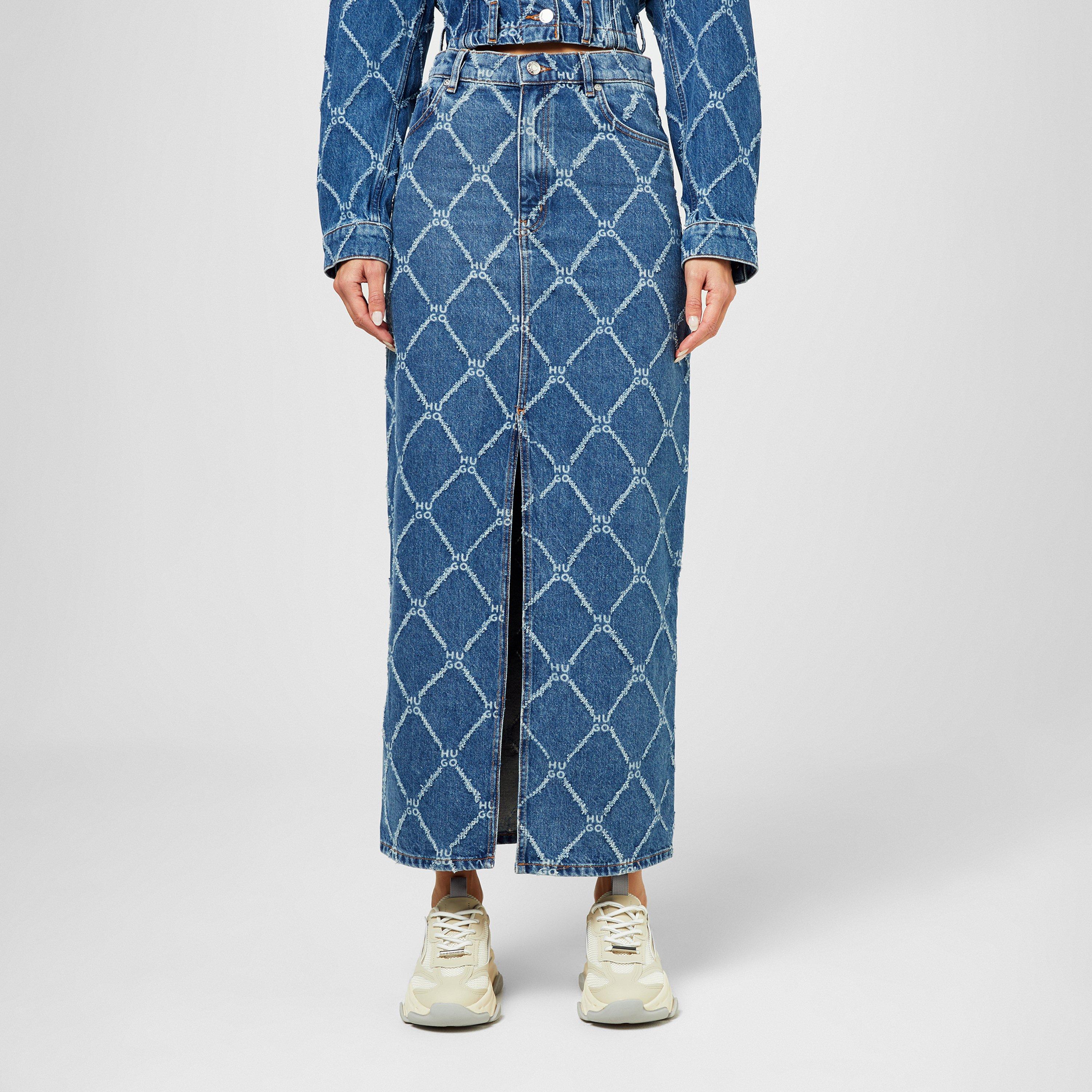 Open Misc - Hugo - Rigid-Denim Maxi Skirt - 3