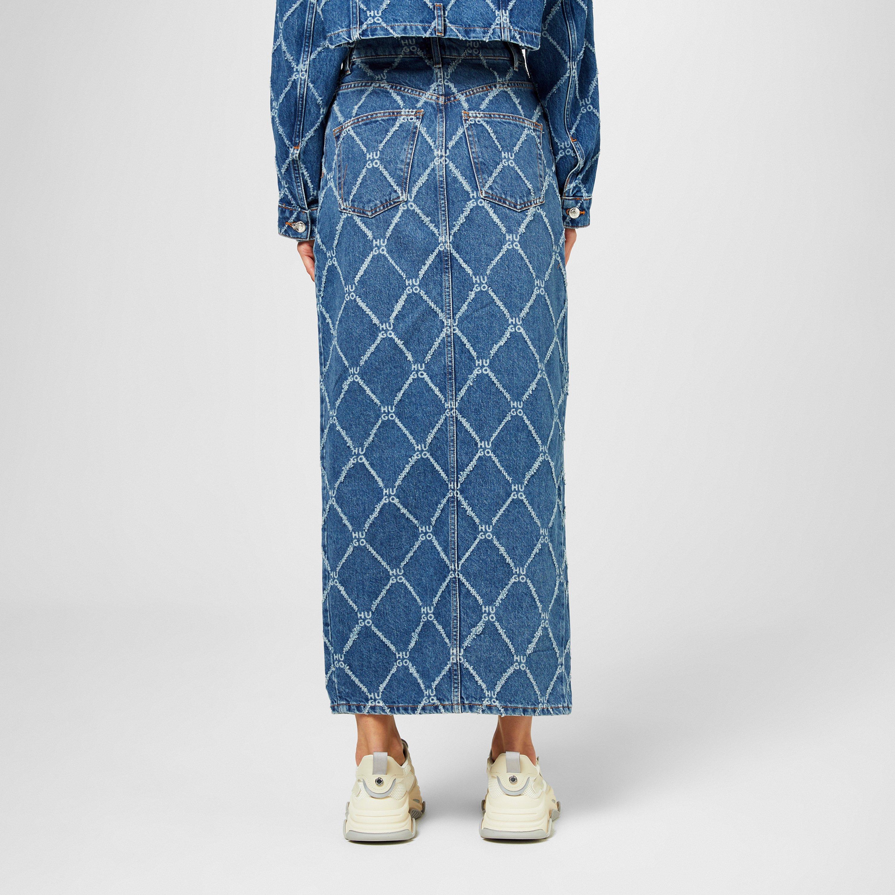 Open Misc - Hugo - Rigid-Denim Maxi Skirt - 4