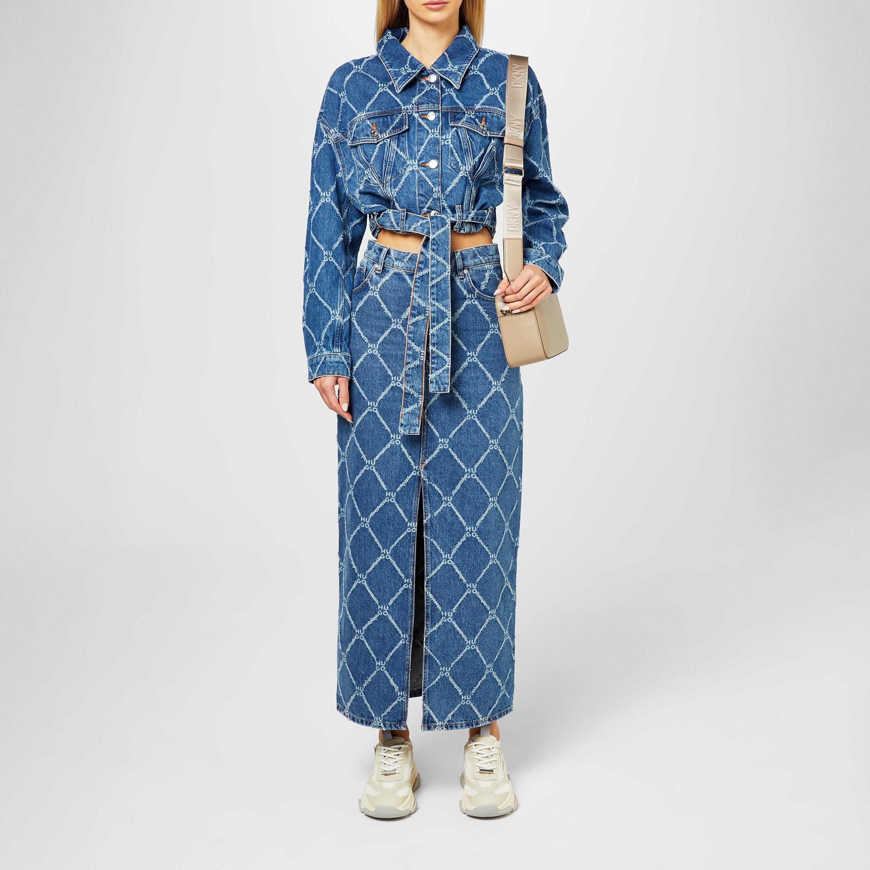 Open Misc - Hugo - Rigid-Denim Maxi Skirt - 6