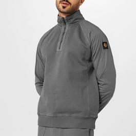 Belstaff quarter Zip Fleece Top