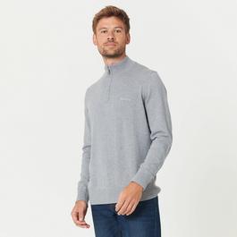 Ben Sherman Quarter Zip Detail Jumper