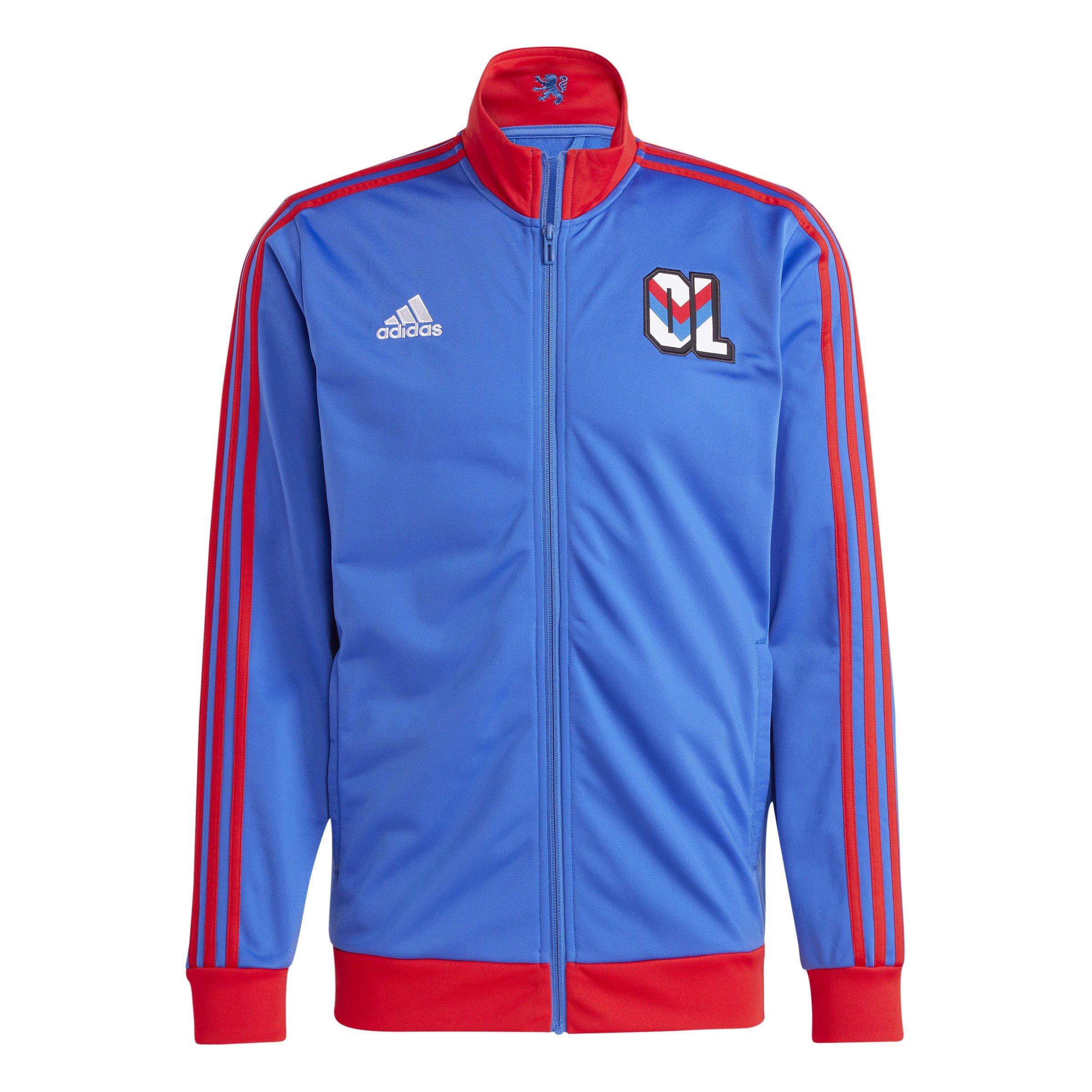 Alta Resolução Azul - adidas - Olympique Lyonnais DNA Track Top 2023 2024 Adults - 1