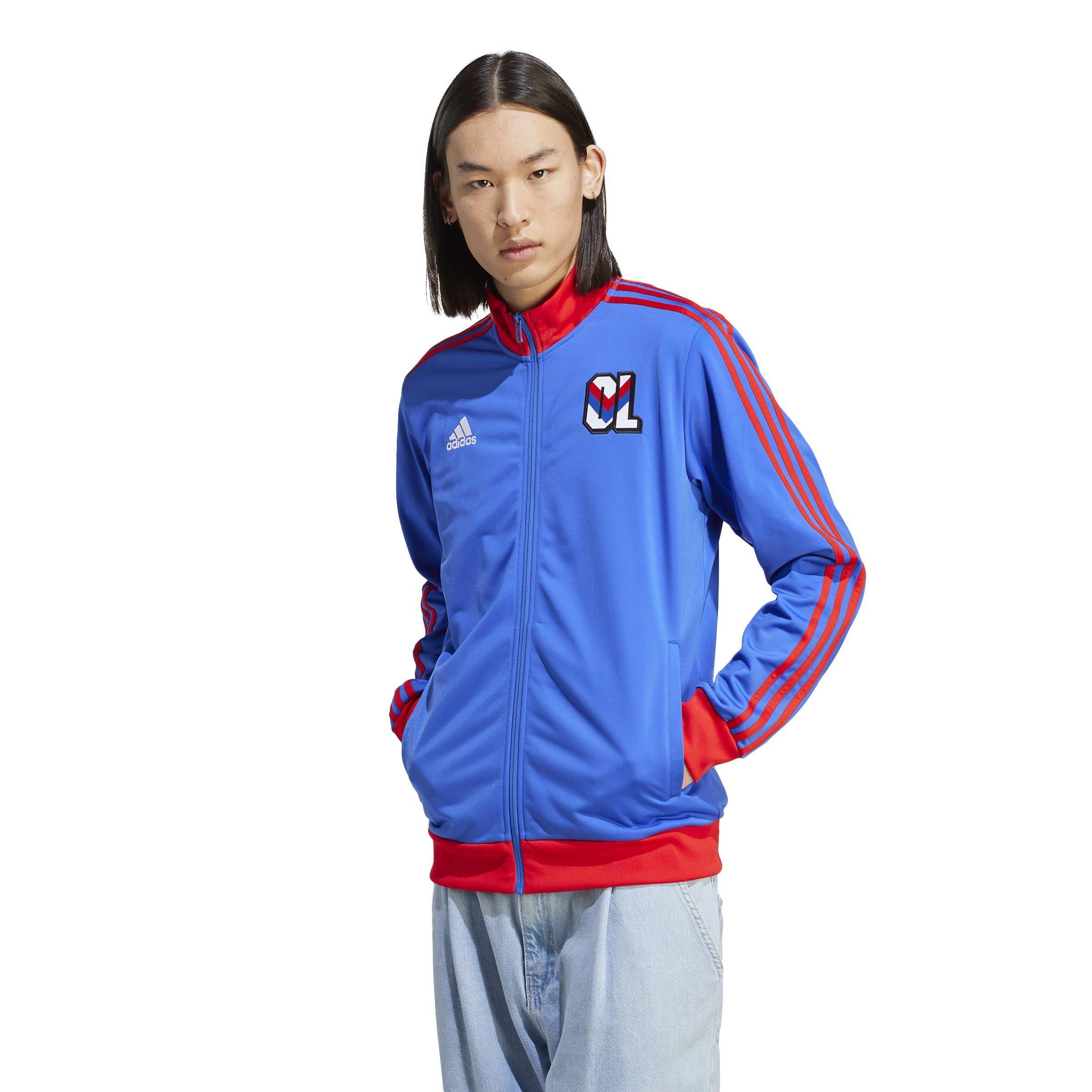 Hallo-Res Blau - adidas - Olympique Lyonnais DNA Track Top 2023 2024 Adults - 2