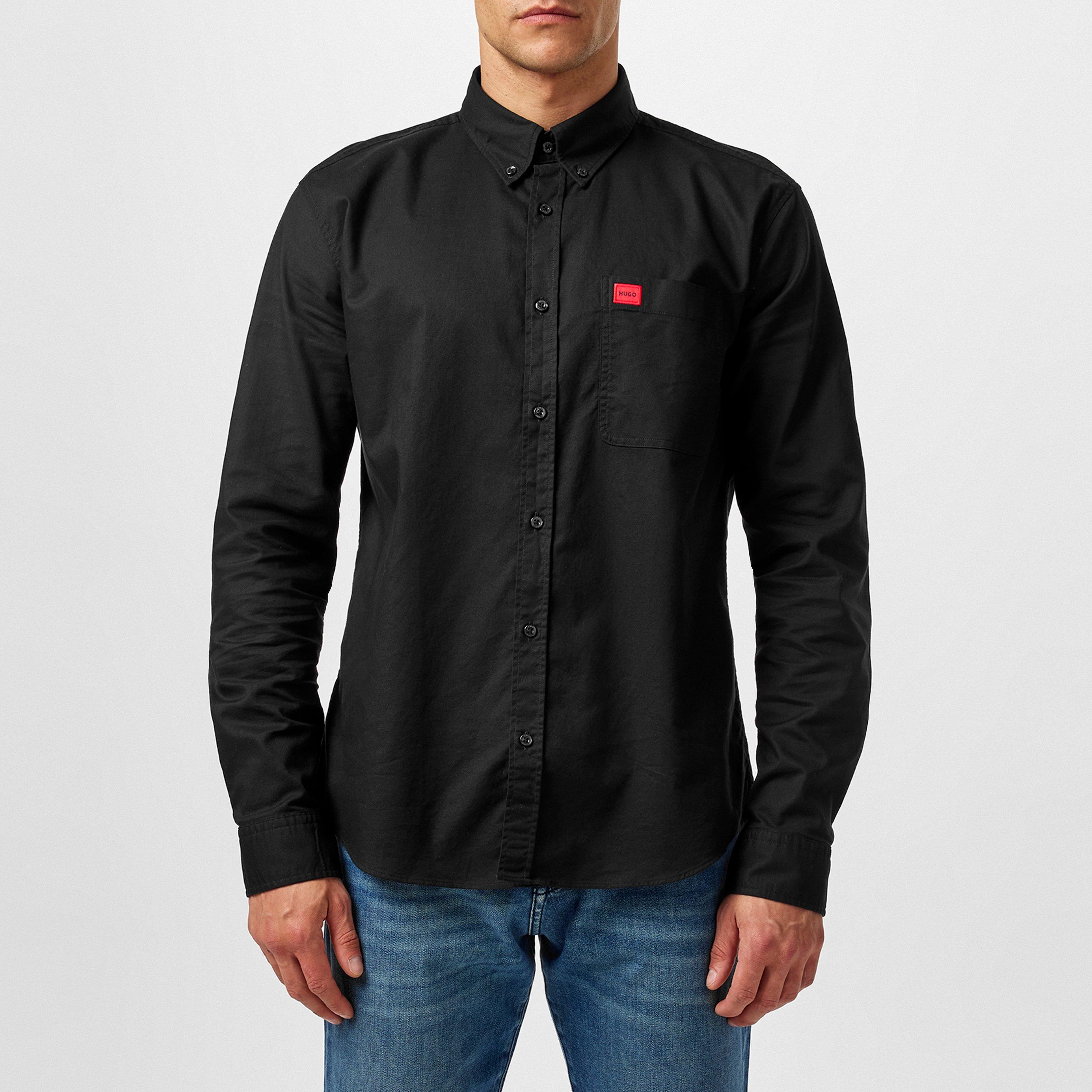 Black - Hugo - Evito Long Sleeve Shirt - 3