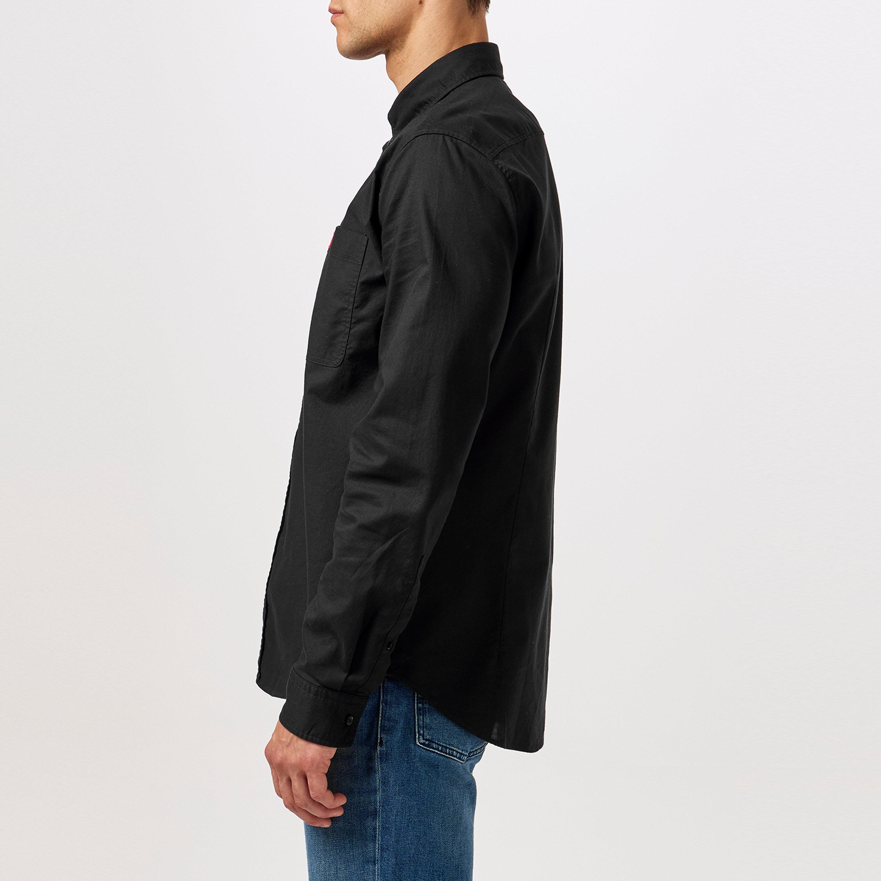 Black - Hugo - Evito Long Sleeve Shirt - 4