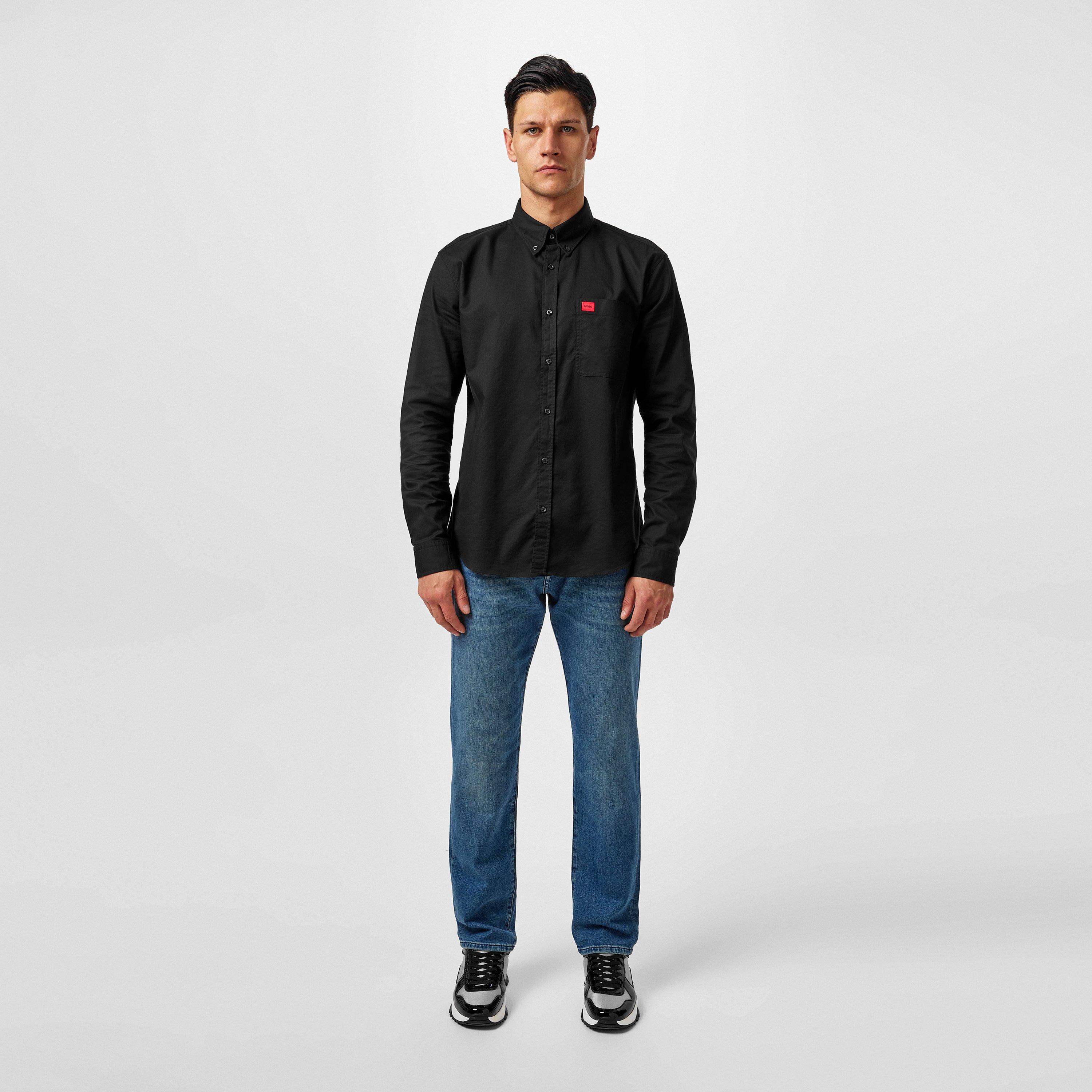 Black - Hugo - Evito Long Sleeve Shirt - 6