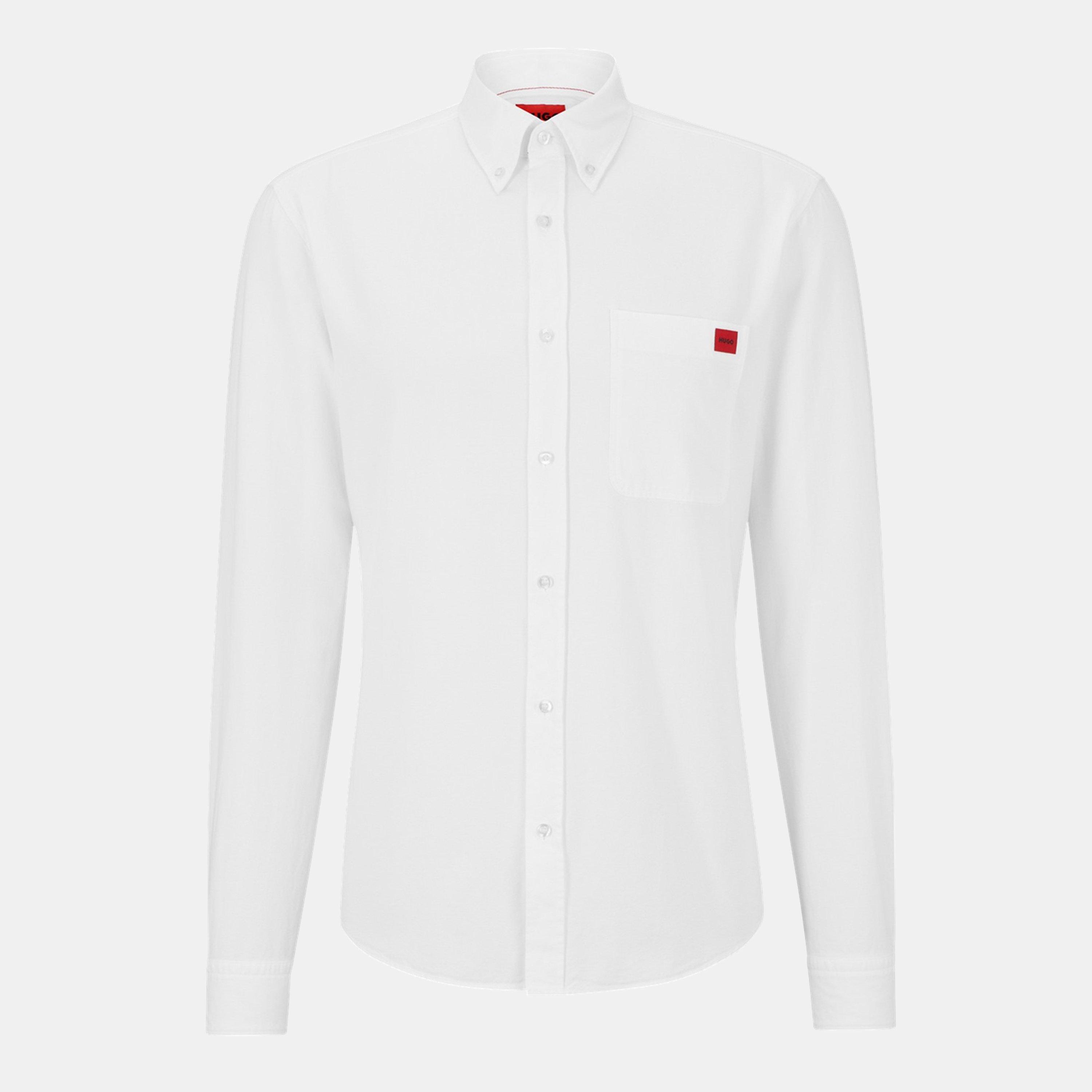 Hugo Evito Long Sleeve Shirt - White 199 - XS