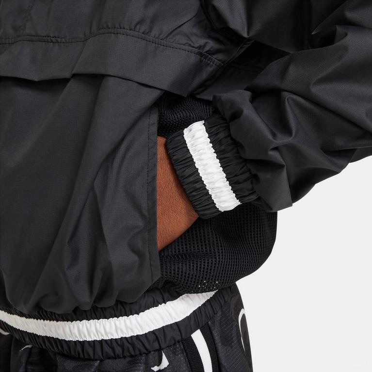 Noir/Blanc - Nike - Repel Big Kids' (Boys') Long-Sleeve 1/2-Zip Jacket - 3