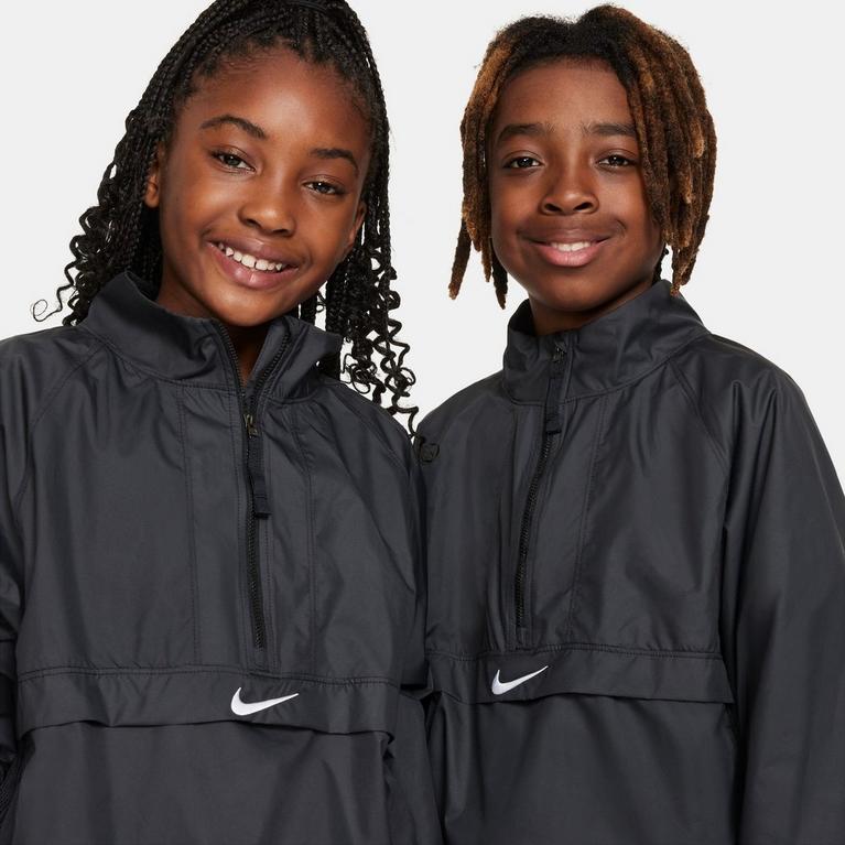 Noir/Blanc - Nike - Repel Big Kids' (Boys') Long-Sleeve 1/2-Zip Jacket - 6