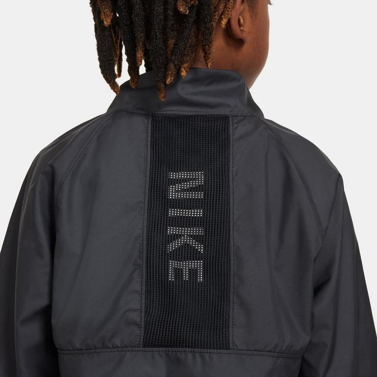 Noir/Blanc - Nike - Repel Big Kids' (Boys') Long-Sleeve 1/2-Zip Jacket - 8
