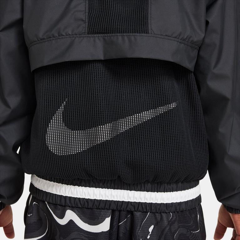 Noir/Blanc - Nike - Repel Big Kids' (Boys') Long-Sleeve 1/2-Zip Jacket - 9