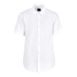 Armani Exchange Seersucker Short Sleeve Shirt