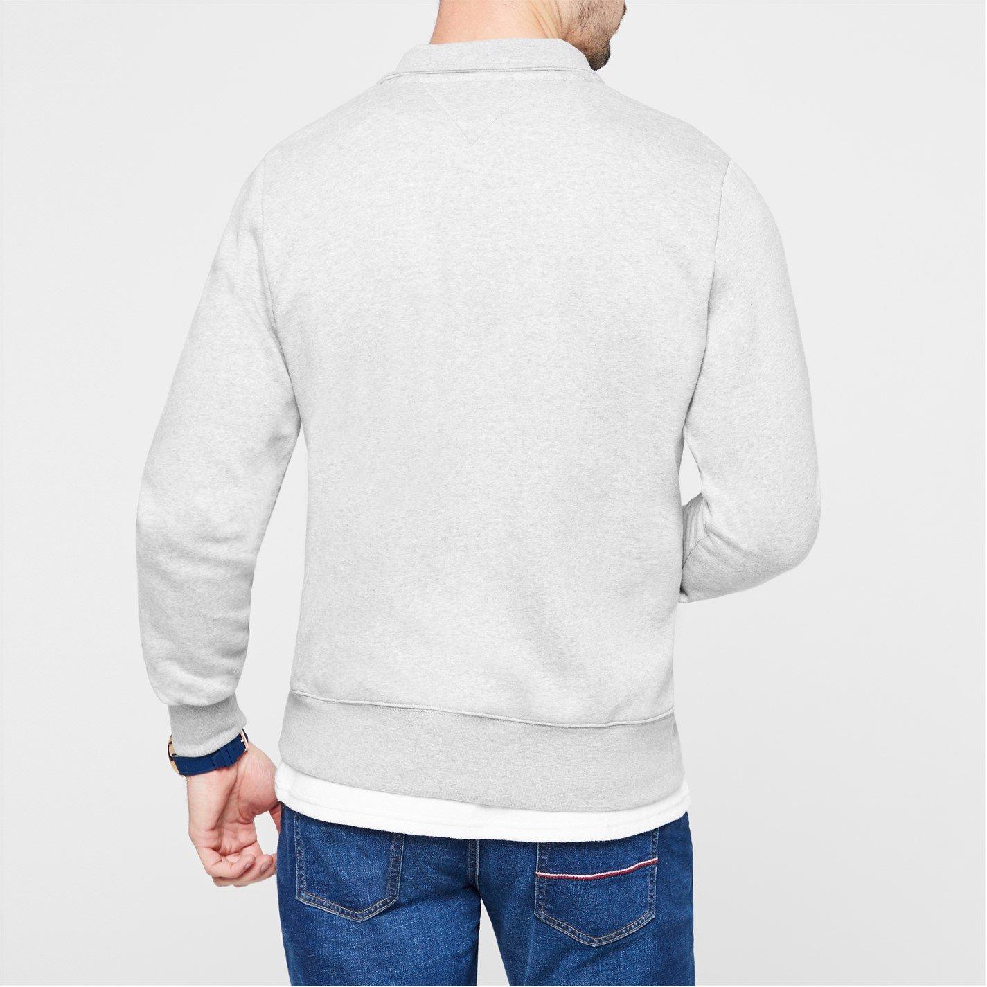 Grey P91 - Tommy Hilfiger - Logo Mockneck Sweatshirt - 4