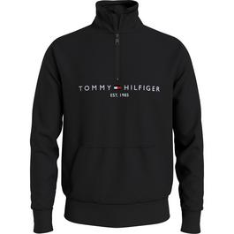 Tommy Hilfiger Logo Mockneck Sweatshirt