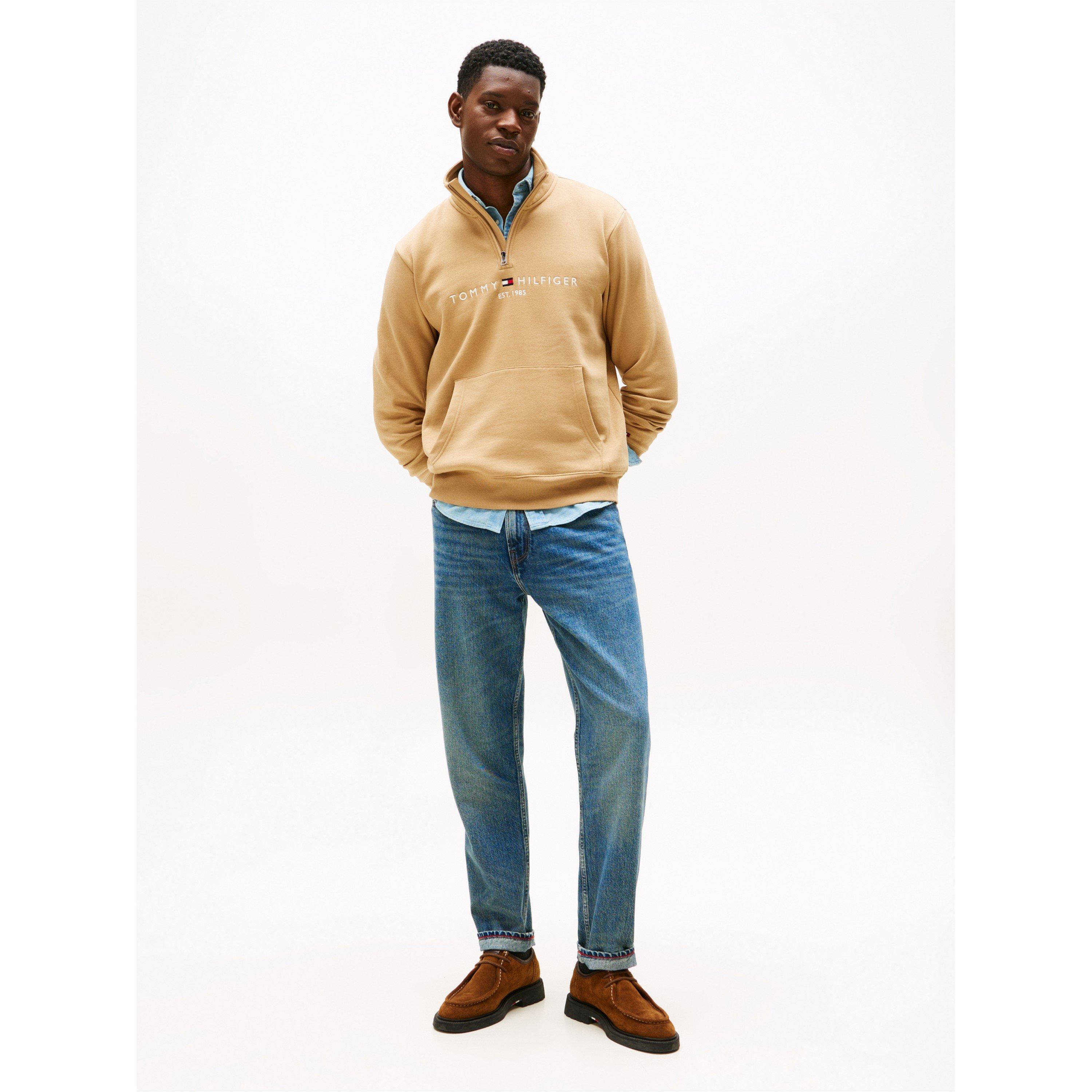 Camel GV7 - Tommy Hilfiger - Logo Mockneck Sweatshirt - 4