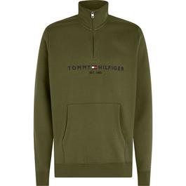 Tommy Hilfiger Logo Mockneck Sweatshirt