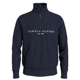 Tommy Hilfiger Logo Mockneck Sweatshirt