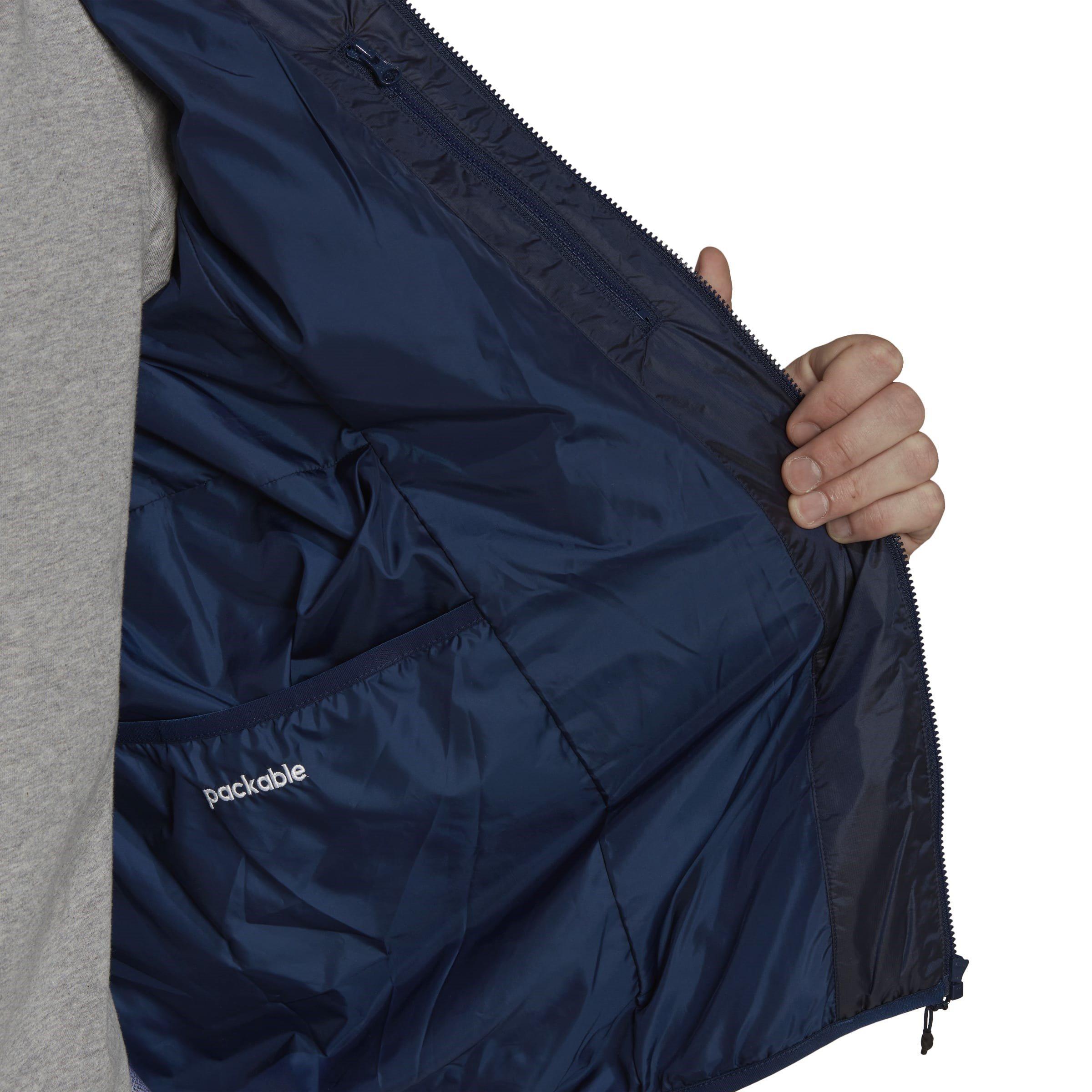 Night Indigo - adidas Originals - Padded Hooded Recycled Long Sleeve Puffer Jacket - 6