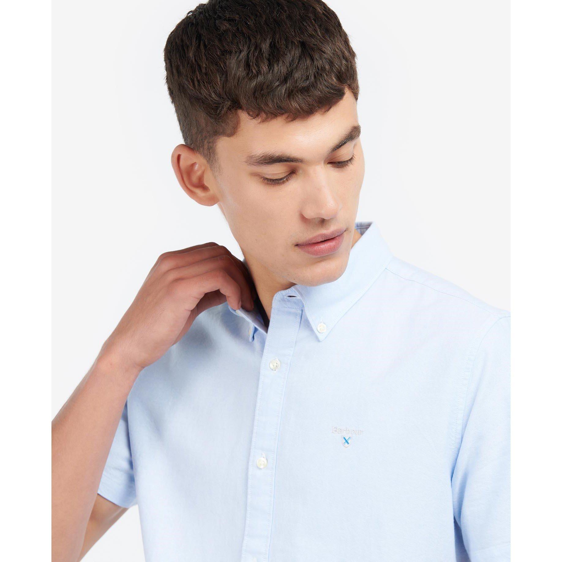 Sky BL32 - Barbour - Oxford Short Sleeve Tailored Shirt - 4