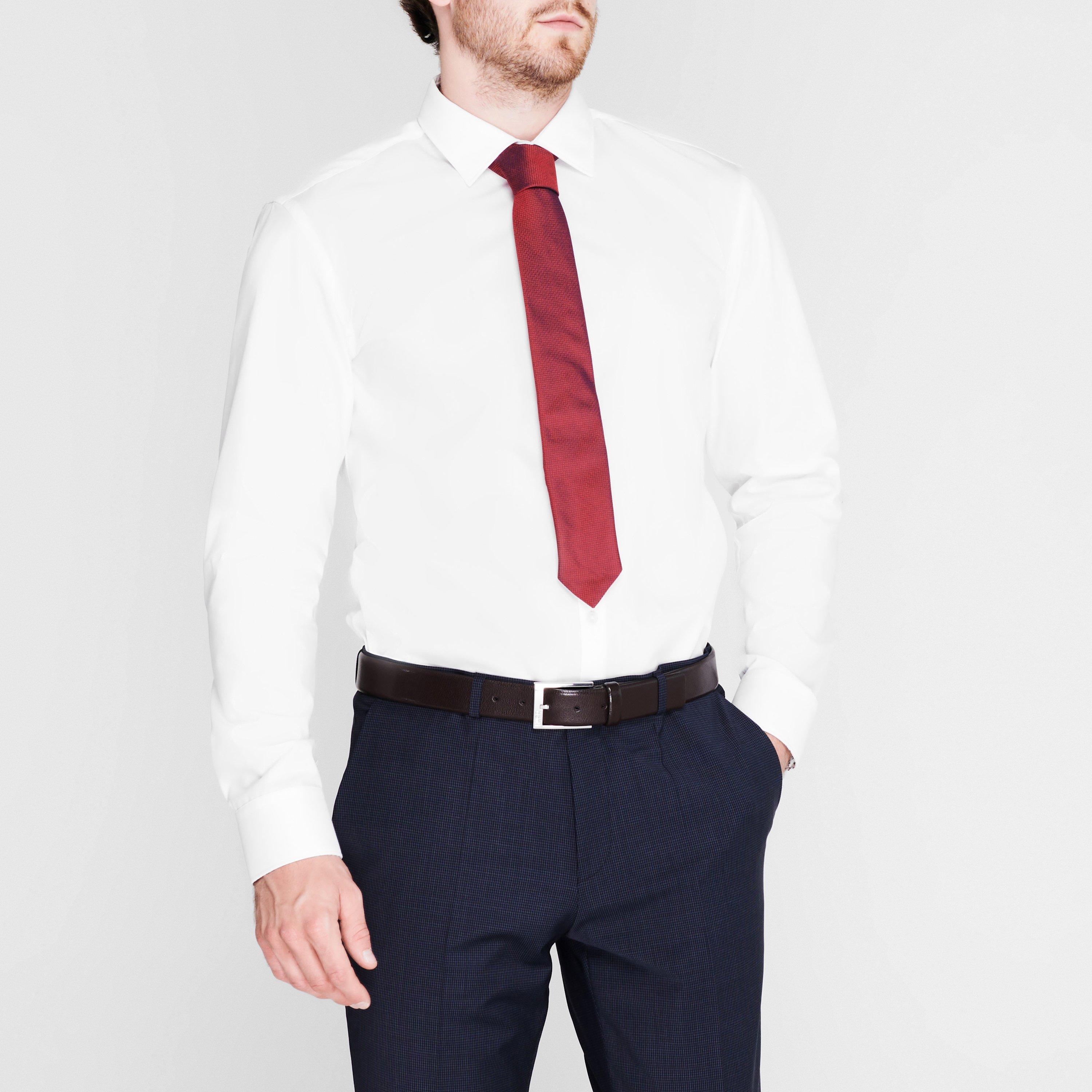 White 199 - Hugo - Koey Poplin Shirt - 3