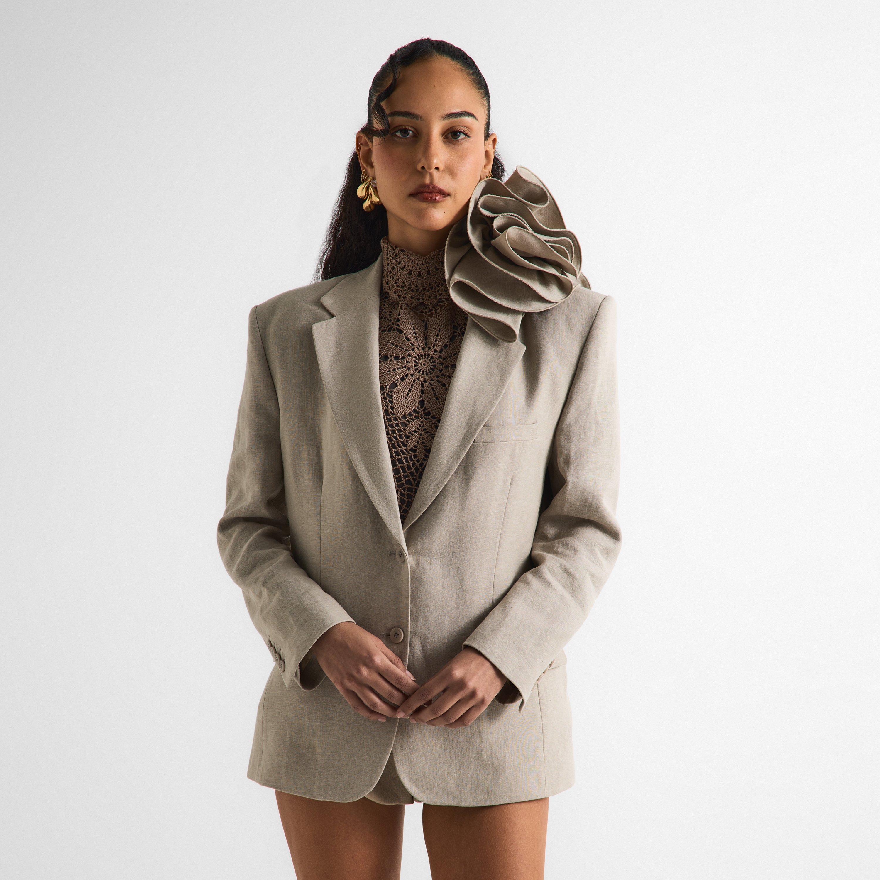 Beige - Magda Butrym - Women's Blazer 04 - 3