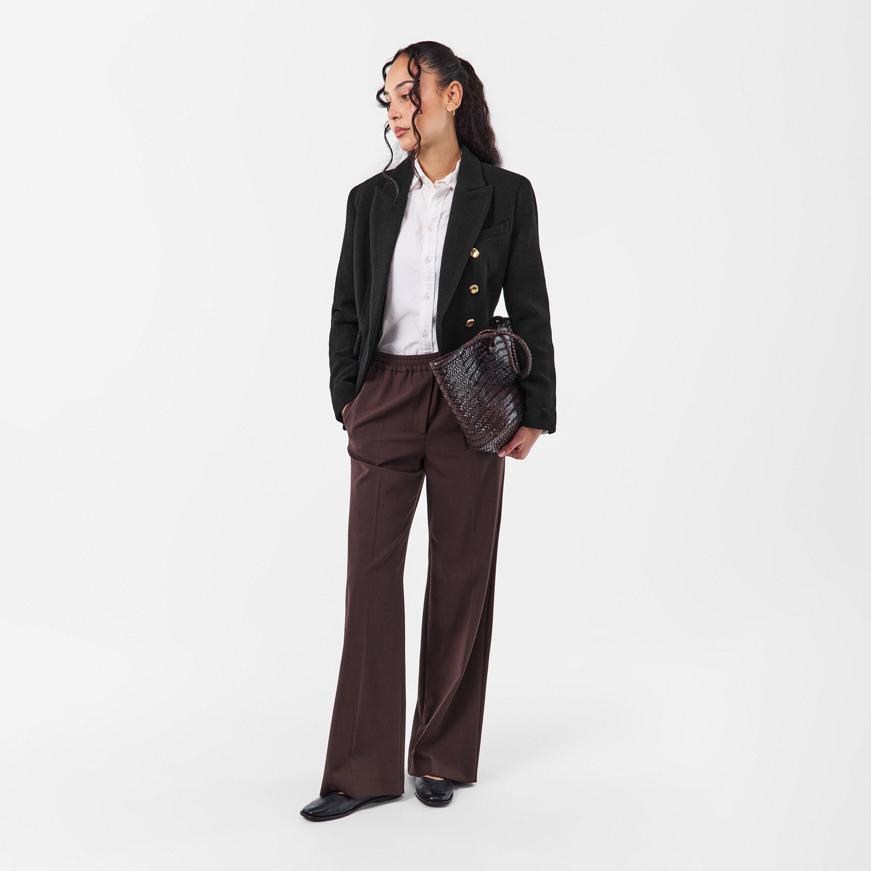 Black - Donna Karan - Women's DKaran Structured Tailored Blazer - 6