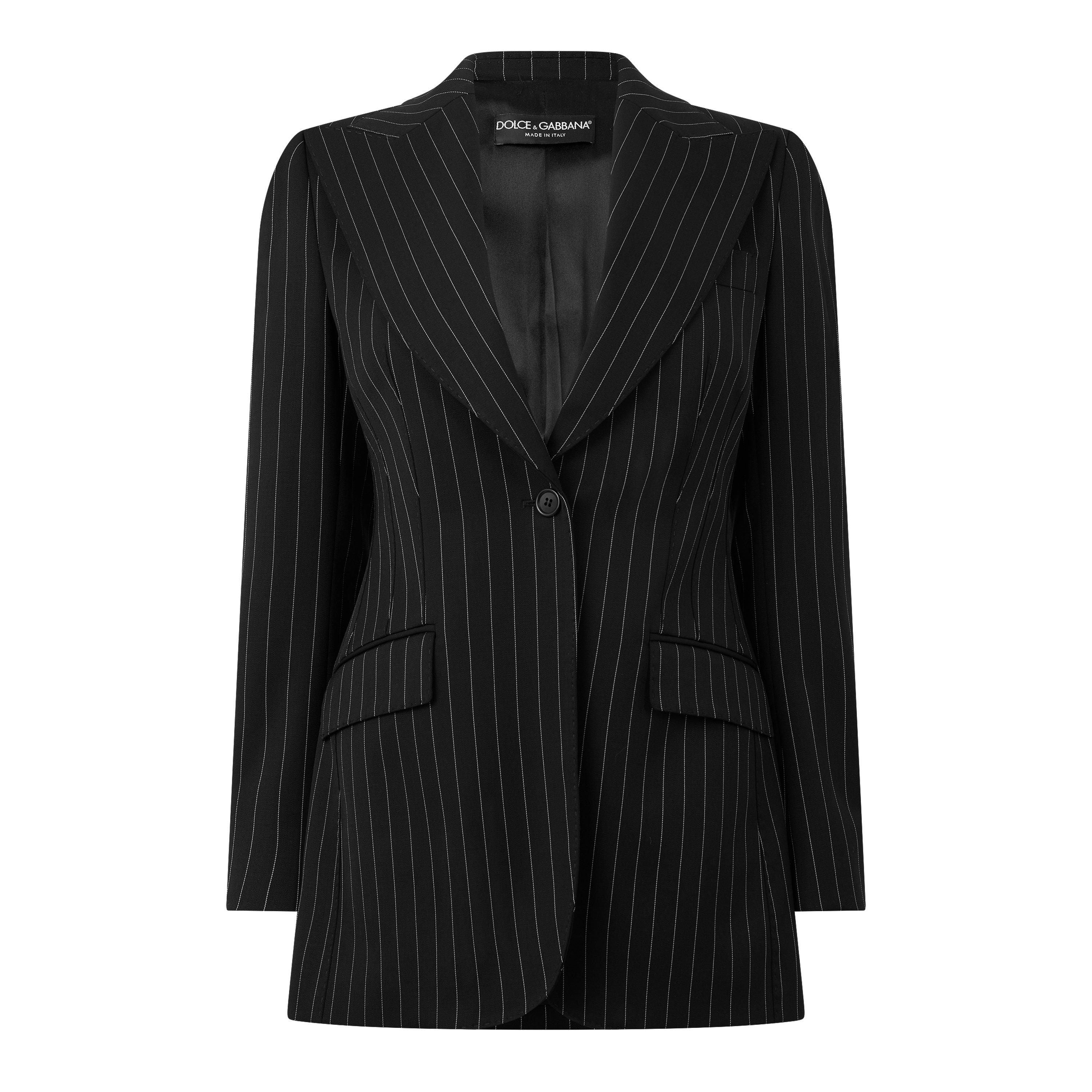 Dolce and Gabbana DG Sing Breasted Bla Ld63