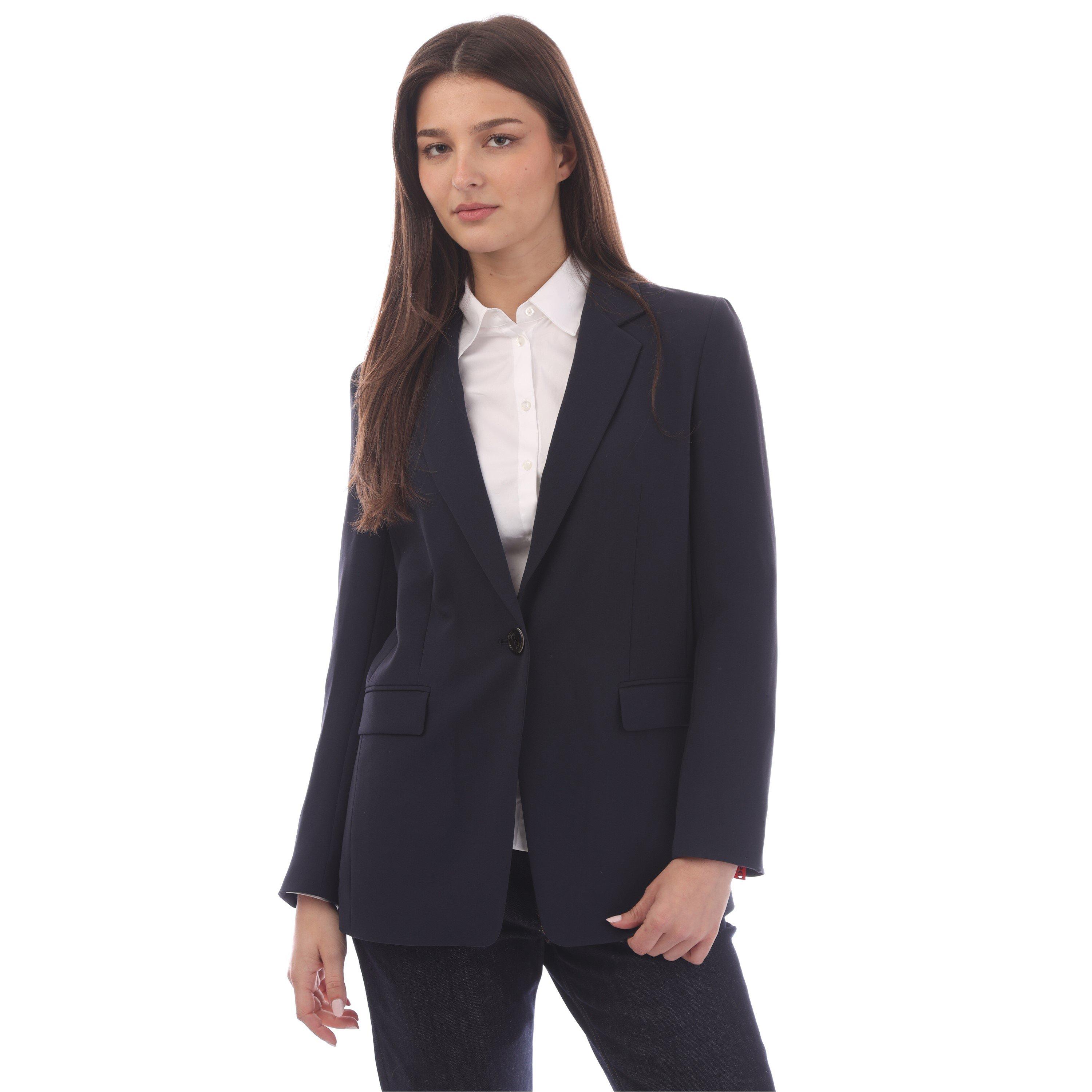 Boss Women's Jocalua8 Tailored Blazer - Open Blue - 4 (XXS)