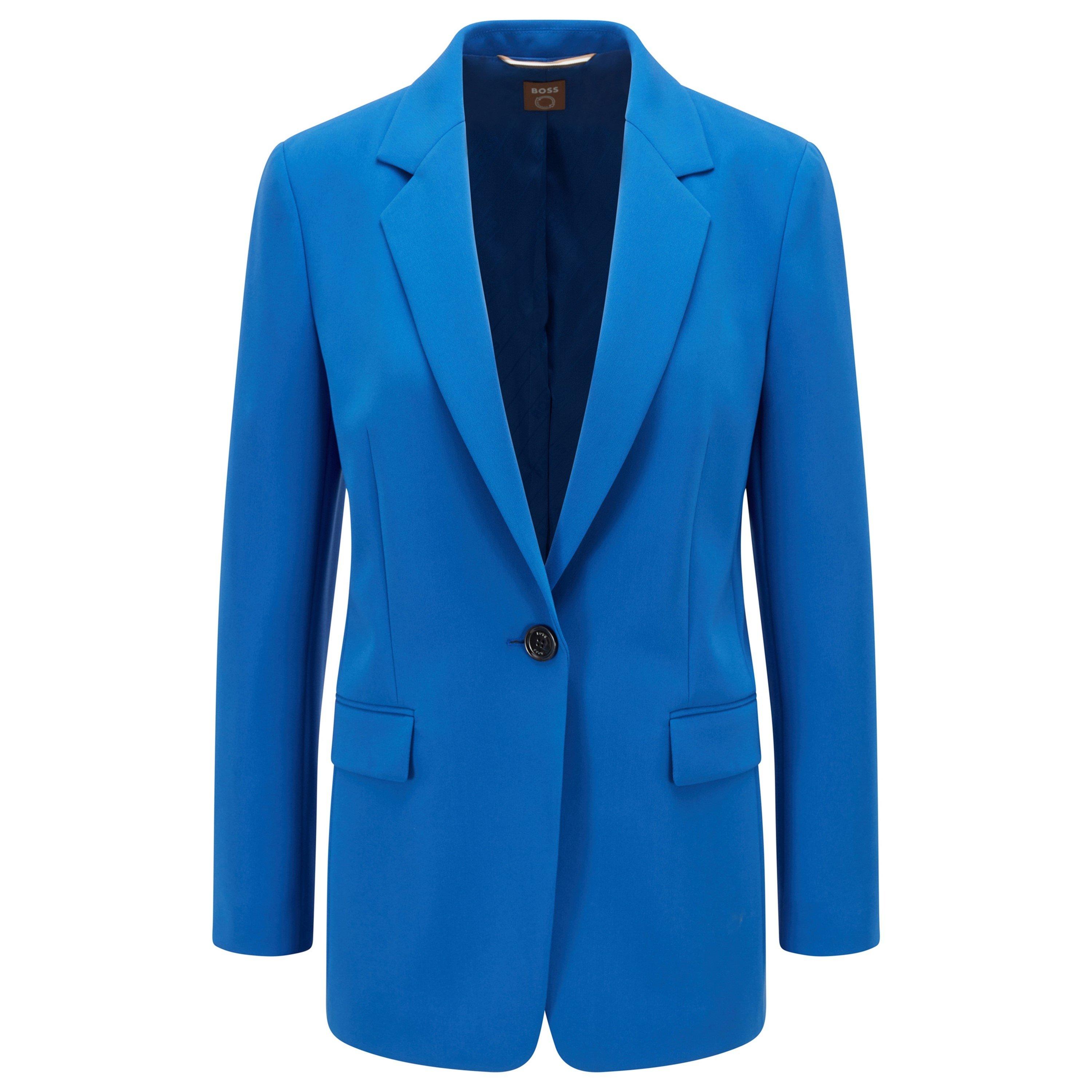 Boss Women's Jocalua8 Tailored Blazer - Open Blue - 6 (XS)
