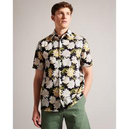 Ted Baker Sallins Pattern Short Sleeve Shirt