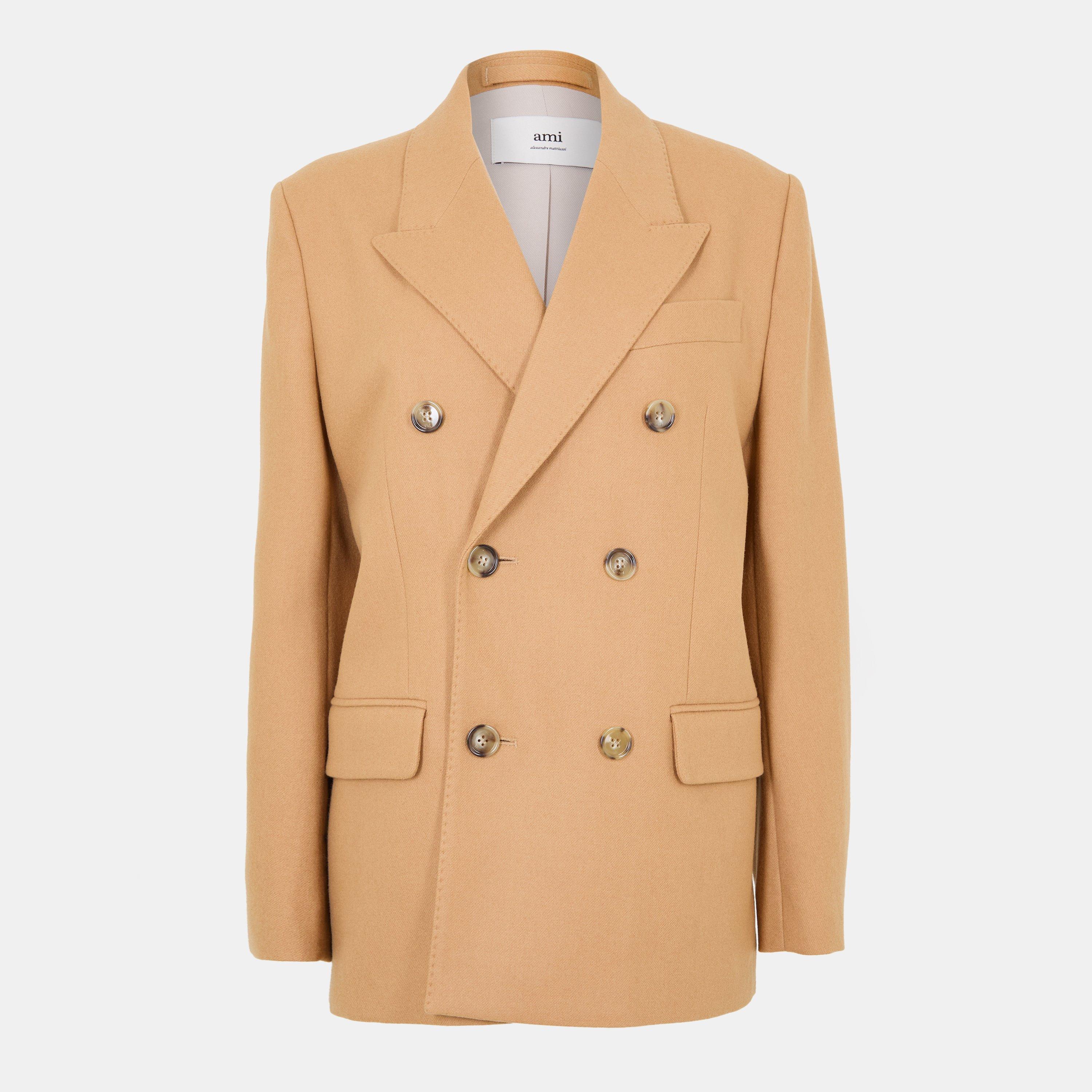 Camel - Ami Paris - Women's Tailored Blazer - 1