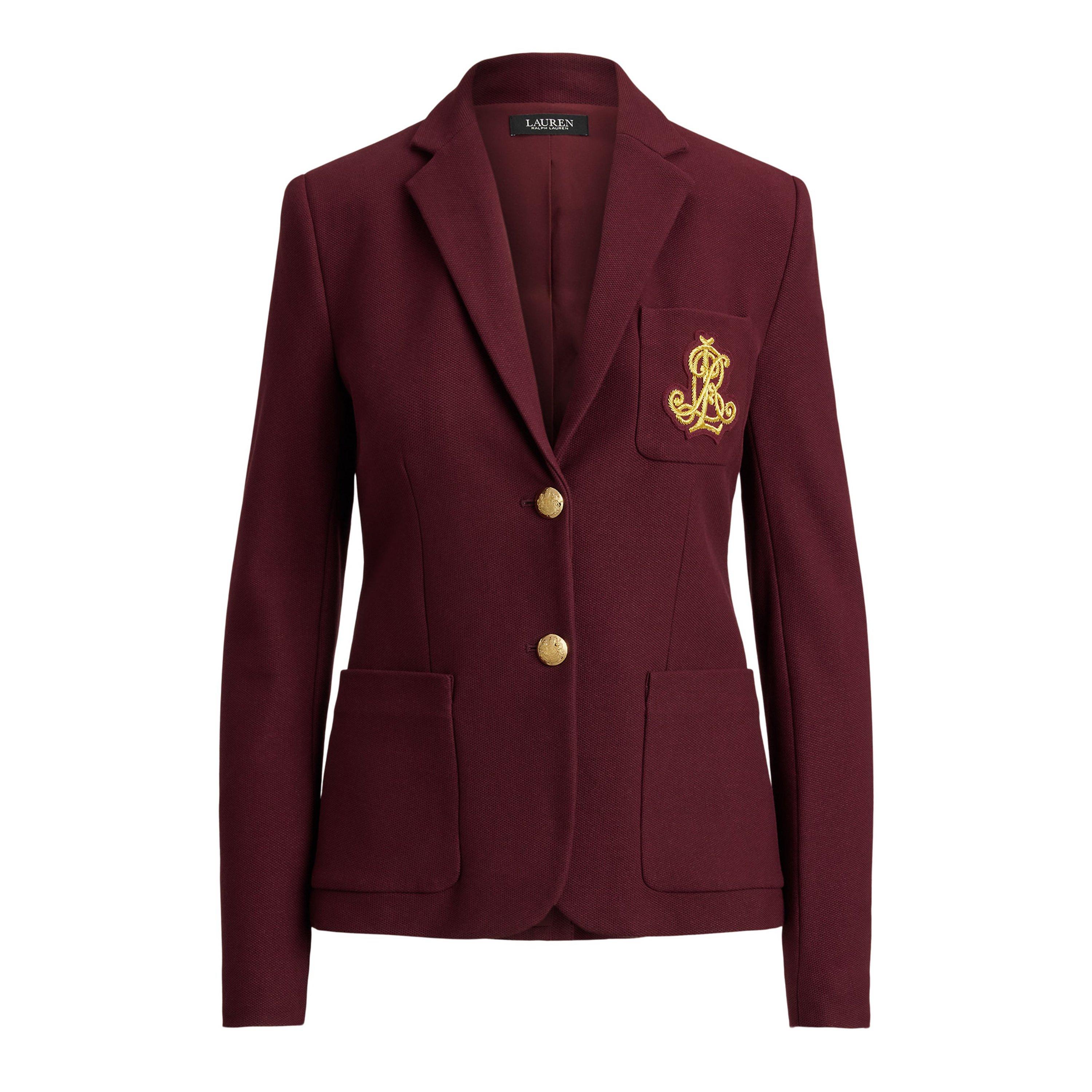 Dark Garnet - Lauren by Ralph Lauren - Women's Anfisa Blazer - 1