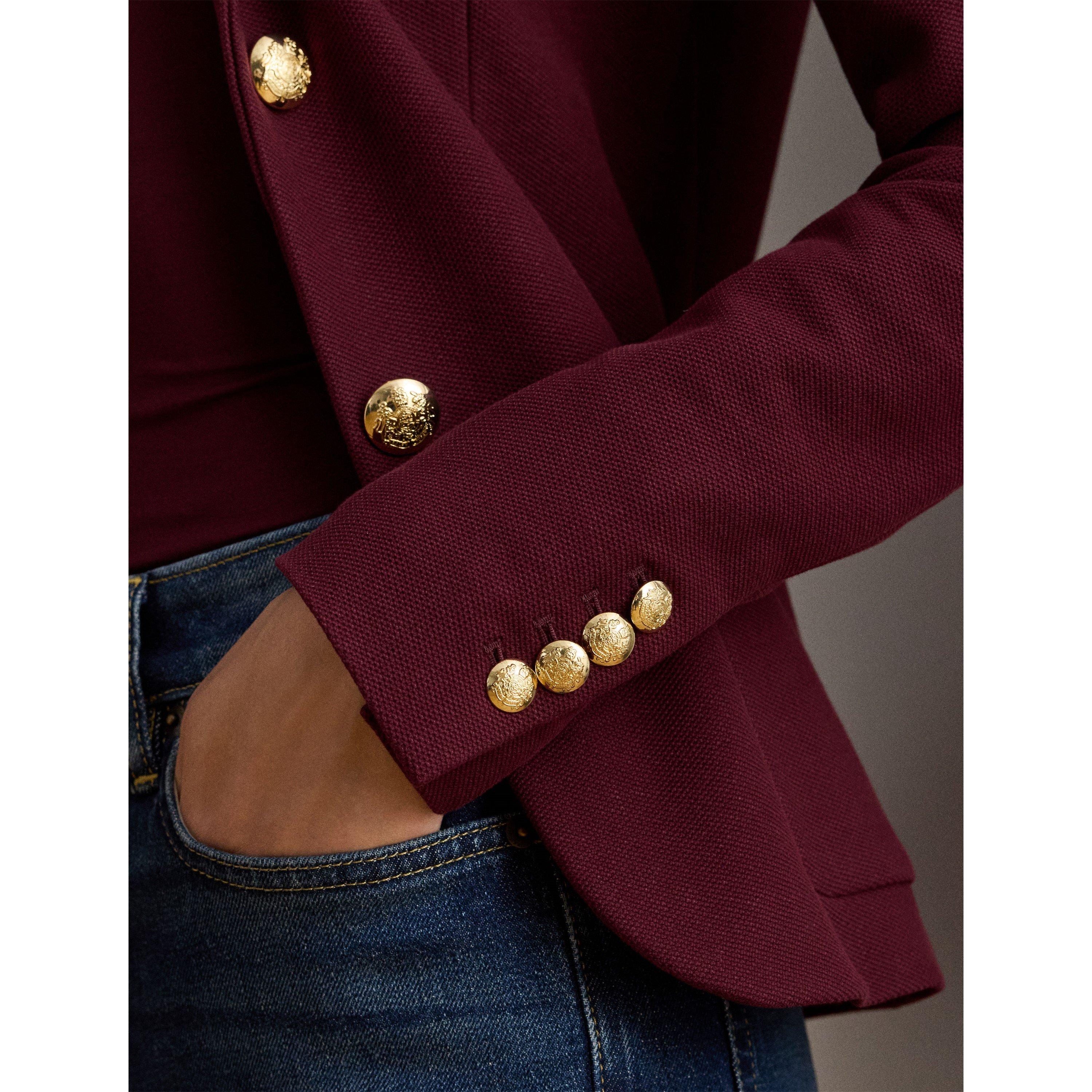 Dark Garnet - Lauren by Ralph Lauren - Women's Anfisa Blazer - 6