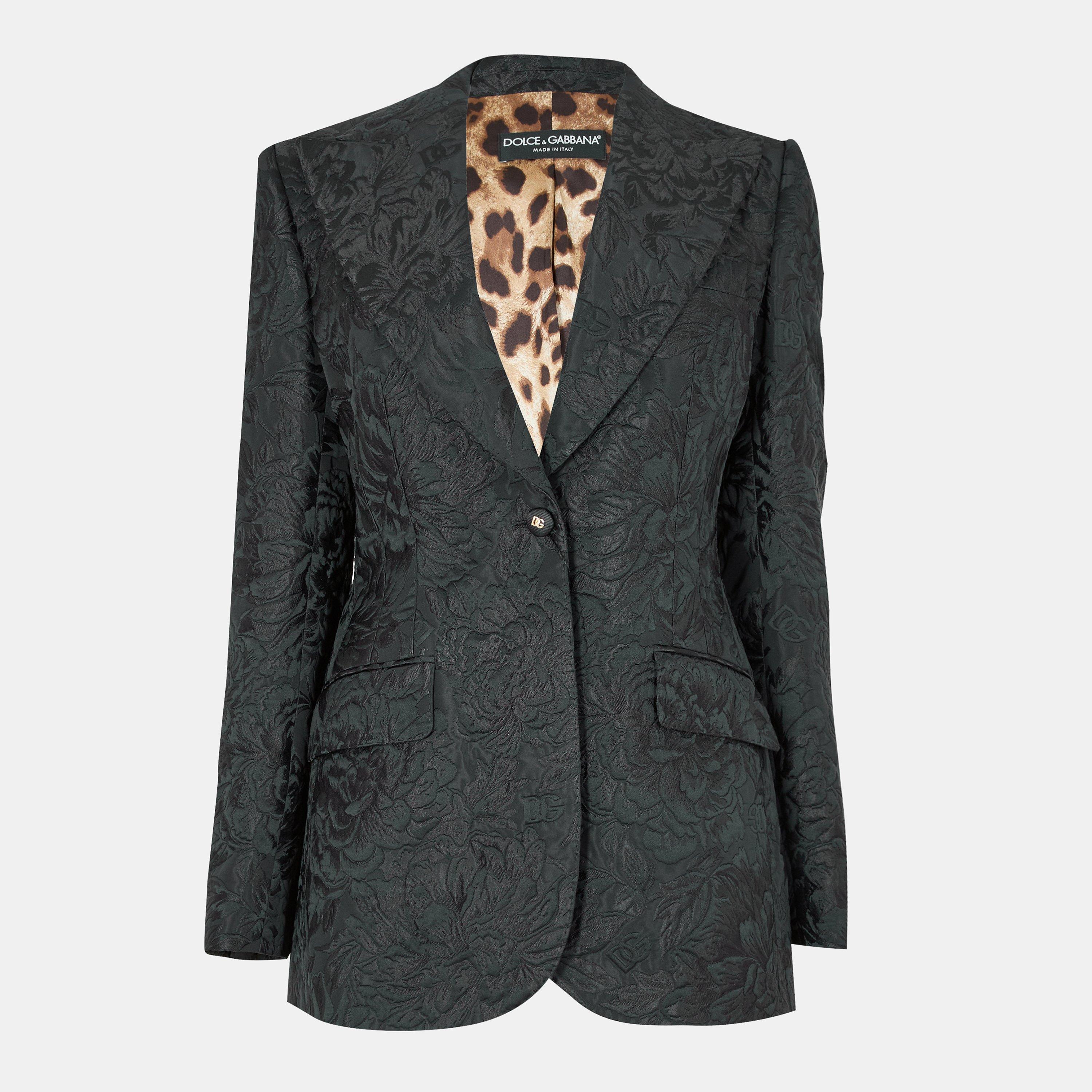 Nero - Dolce and Gabbana - Women's Italian Structured Blazer - 1