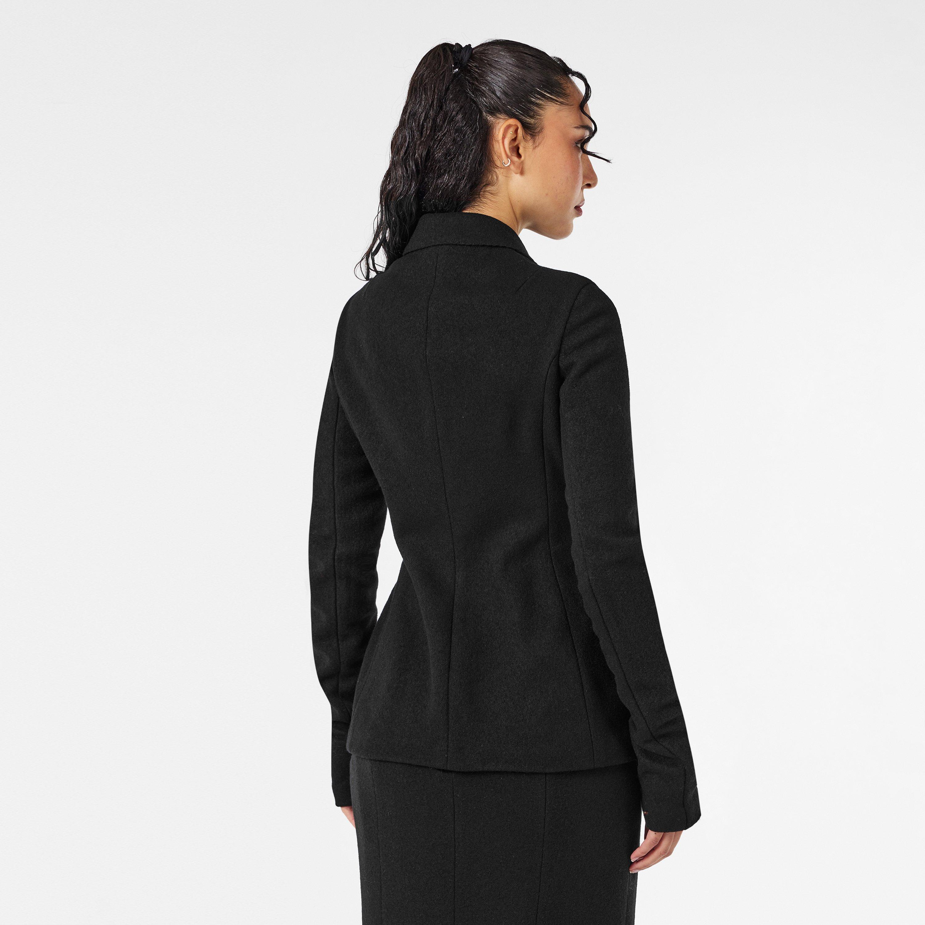 Nero - Dolce and Gabbana - Women's Structured Single-Breasted Blazer - 4