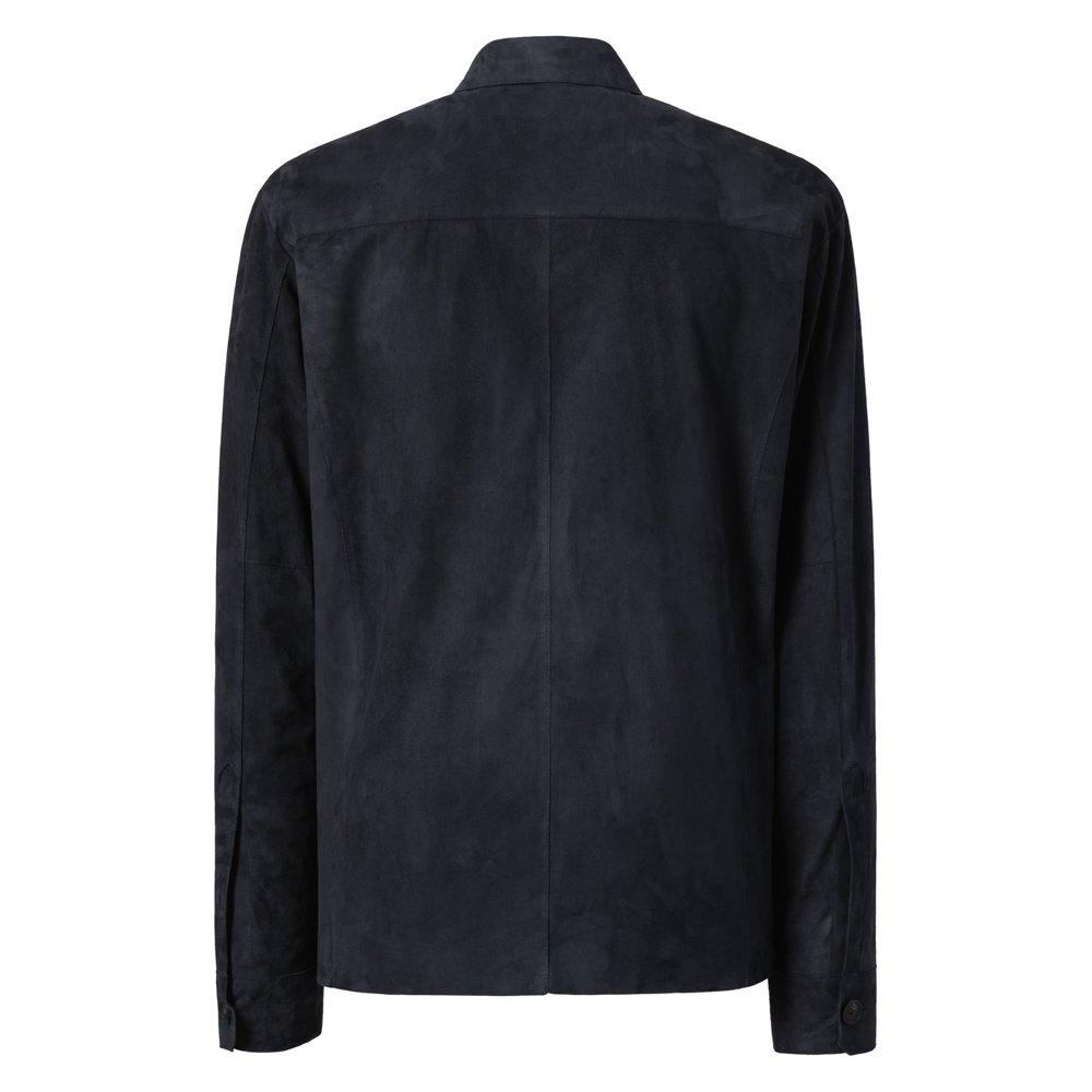 Blue - Tagliatore - Men's Long-Sleeve Plain Shirt - 2