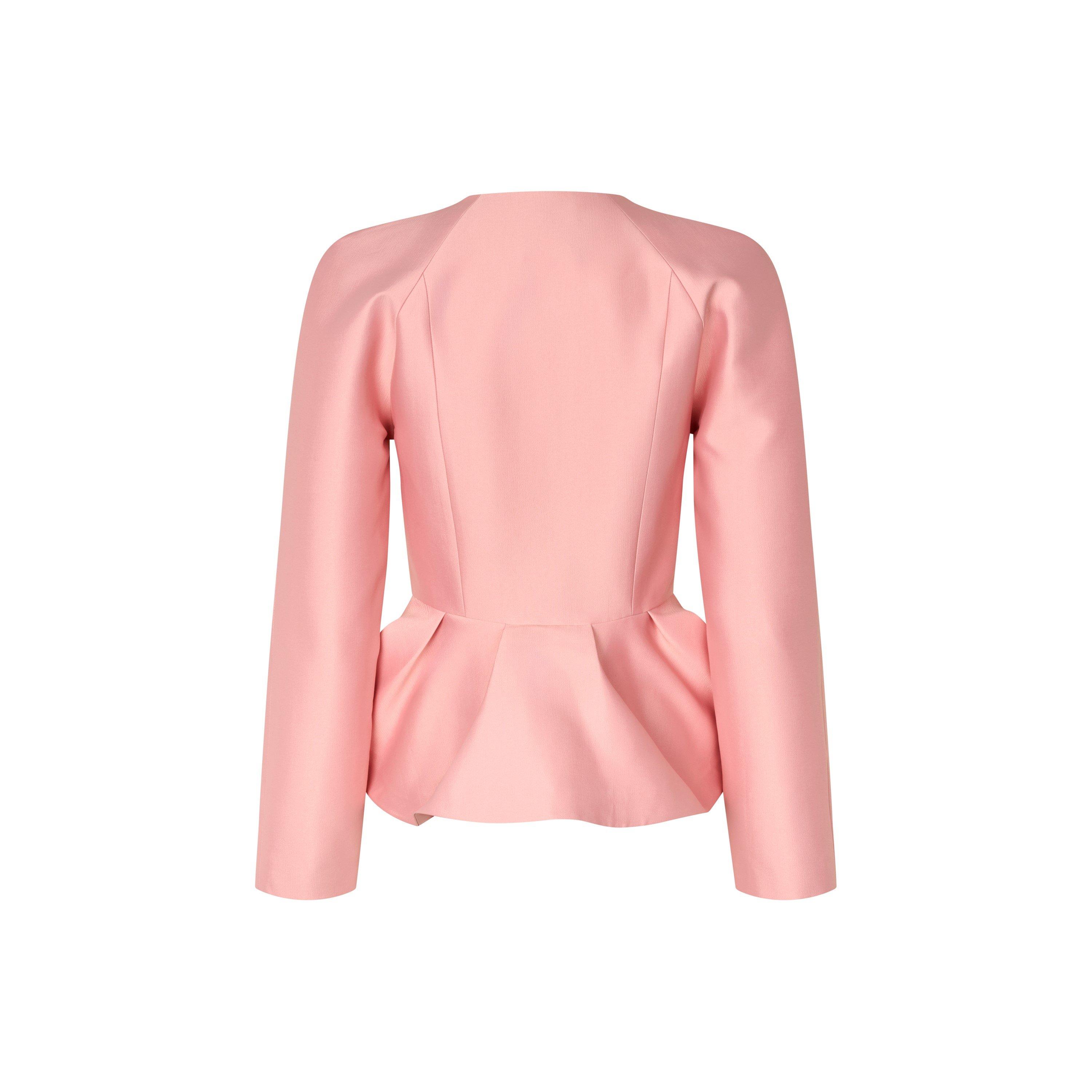 Haze Pink - Stine Goya - Goya Peplum V Neck J Ld64 - 2