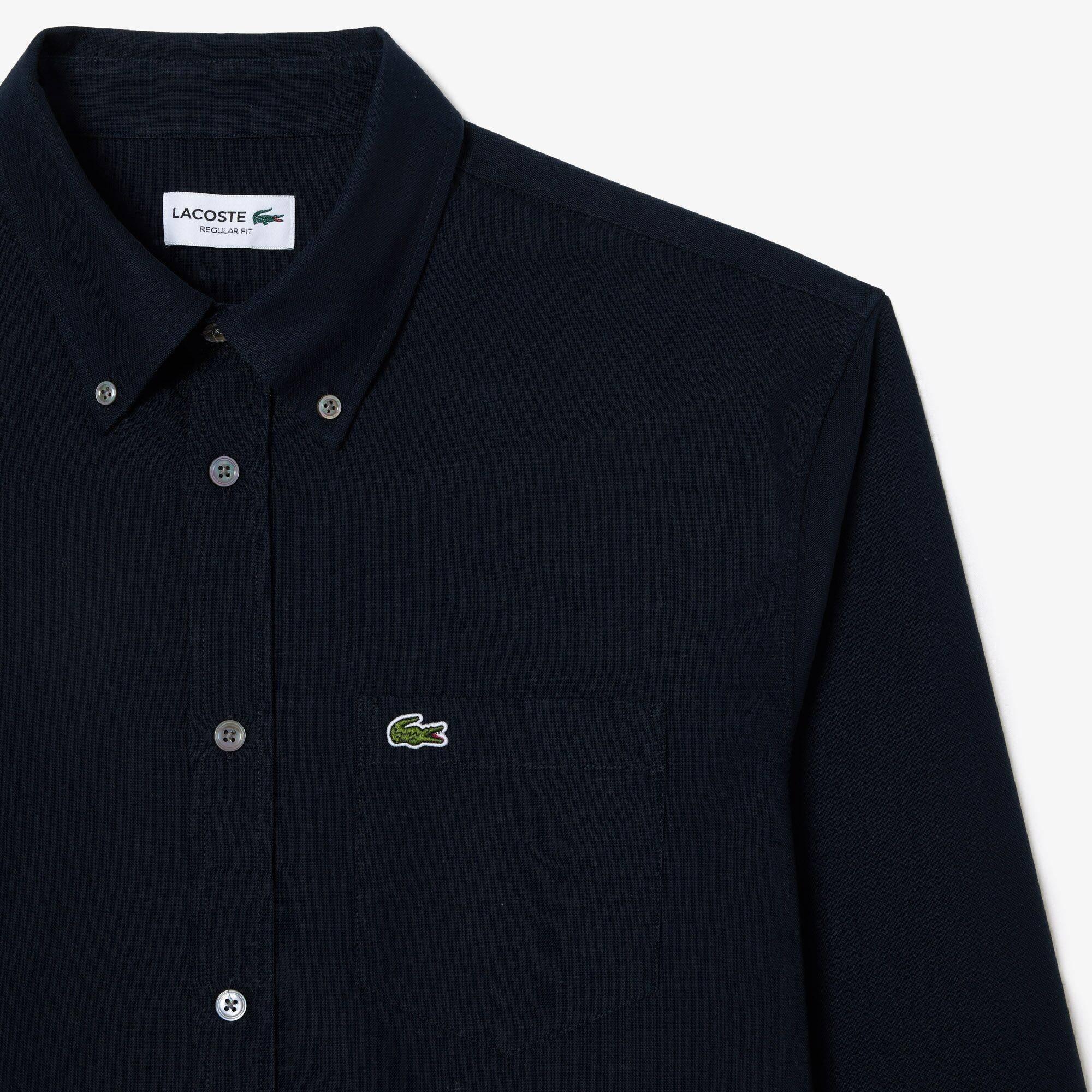 Navy F2W - Lacoste - Button Down Oxford Shirt - 2
