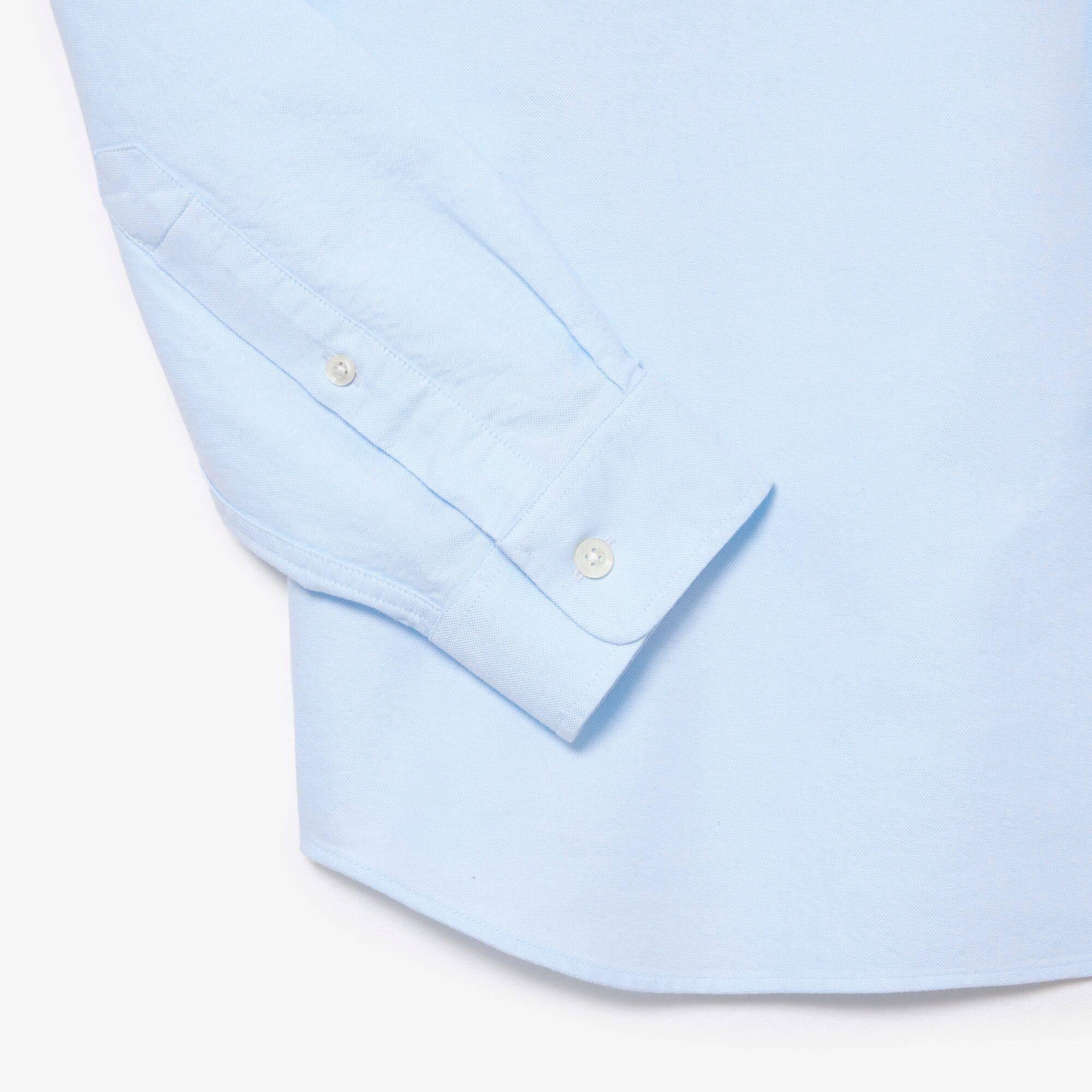 Blue F6Z - Lacoste - Button Down Oxford Shirt - 6
