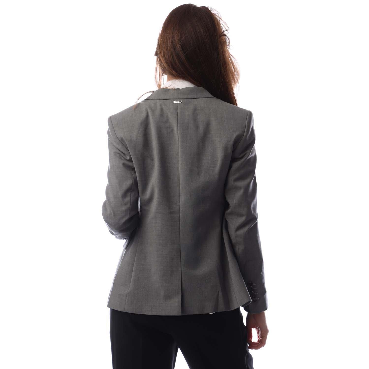 Silver - Boss - Women's Juleah Blazer - 3