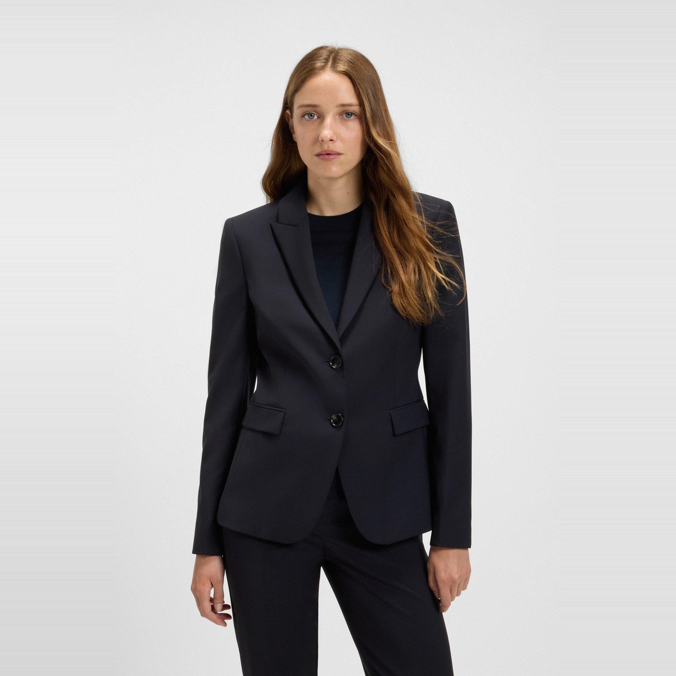 Dark Blue - Boss - Women's Juleah Blazer - 2