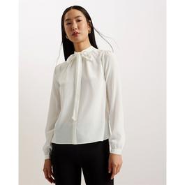 Ted Baker Hazel Tie Neck Blouse