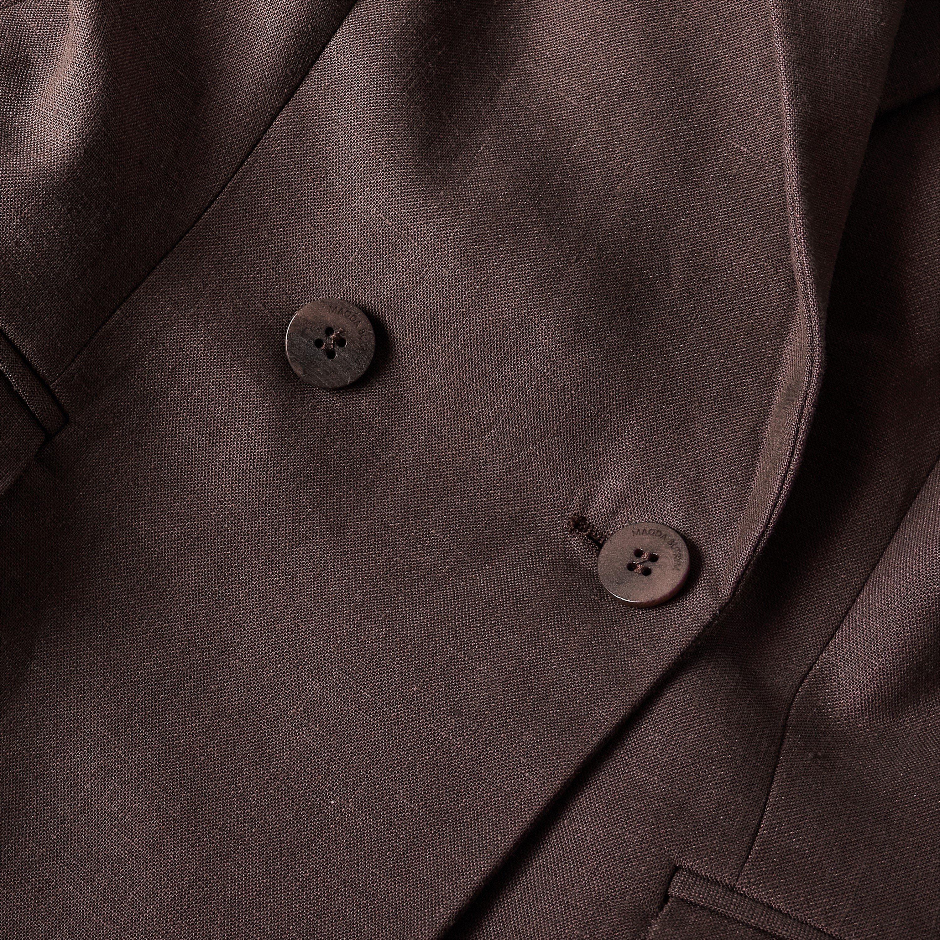 Brown - Magda Butrym - Women's Blazer 01 - 5